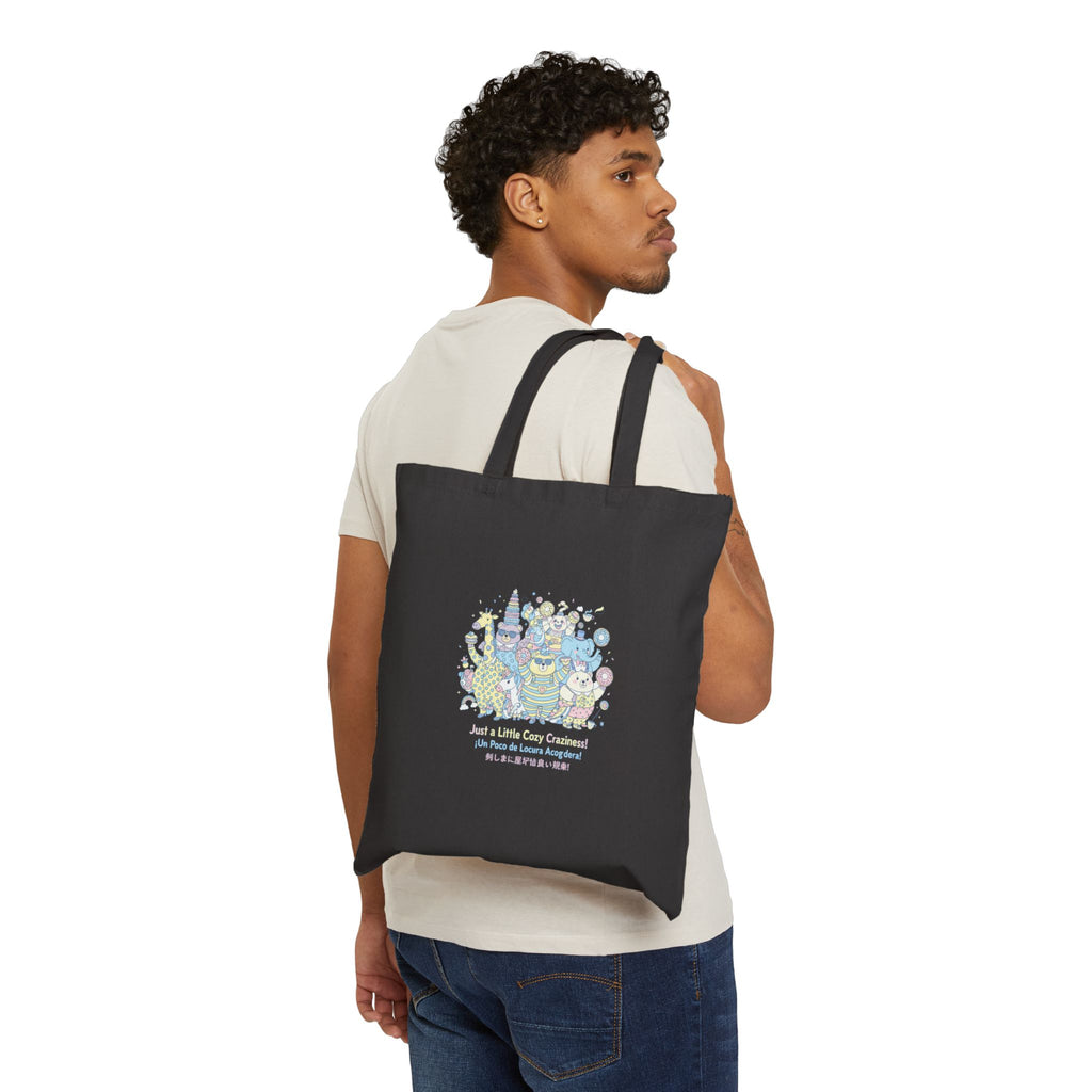 Whimsical Tiny Monsters Tote | cute irony, chaotic kawaii