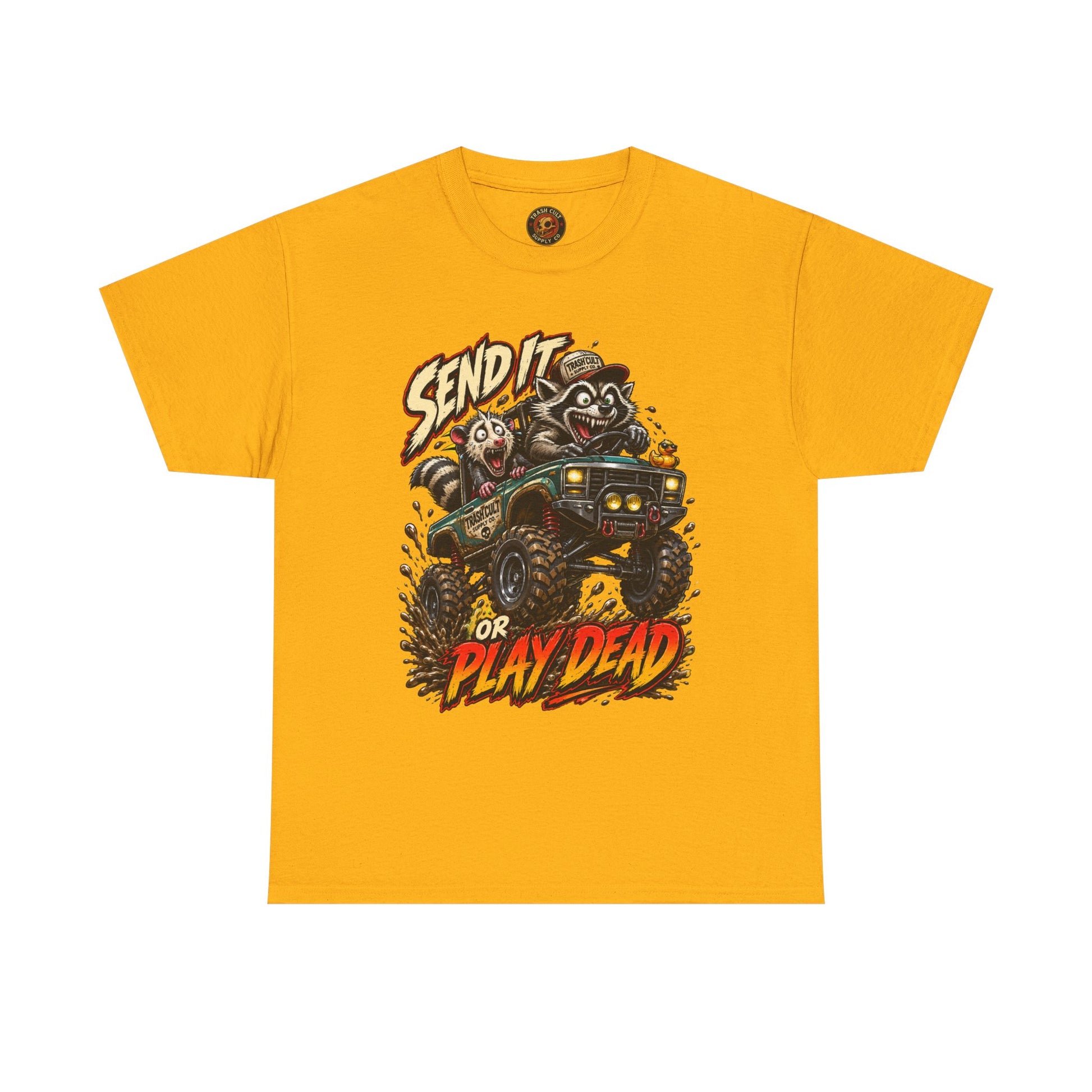 T-Shirt — 'Send It or Play Dead' Off‑Road Truck Graphic Tee