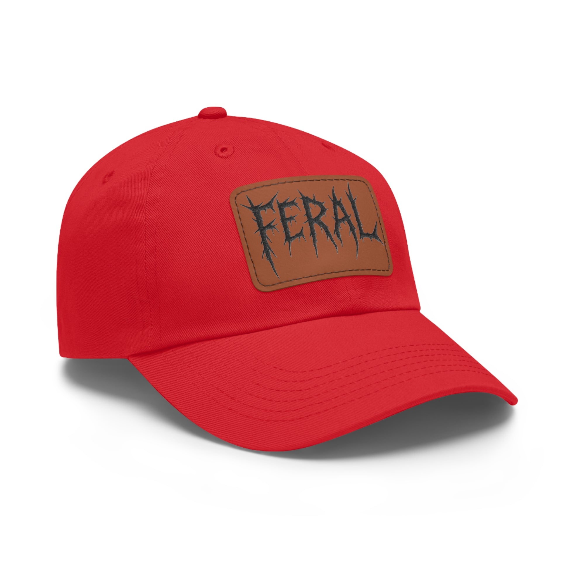 FERAL Embroidered Leather Patch Hat – Trash Cult Supply Co.