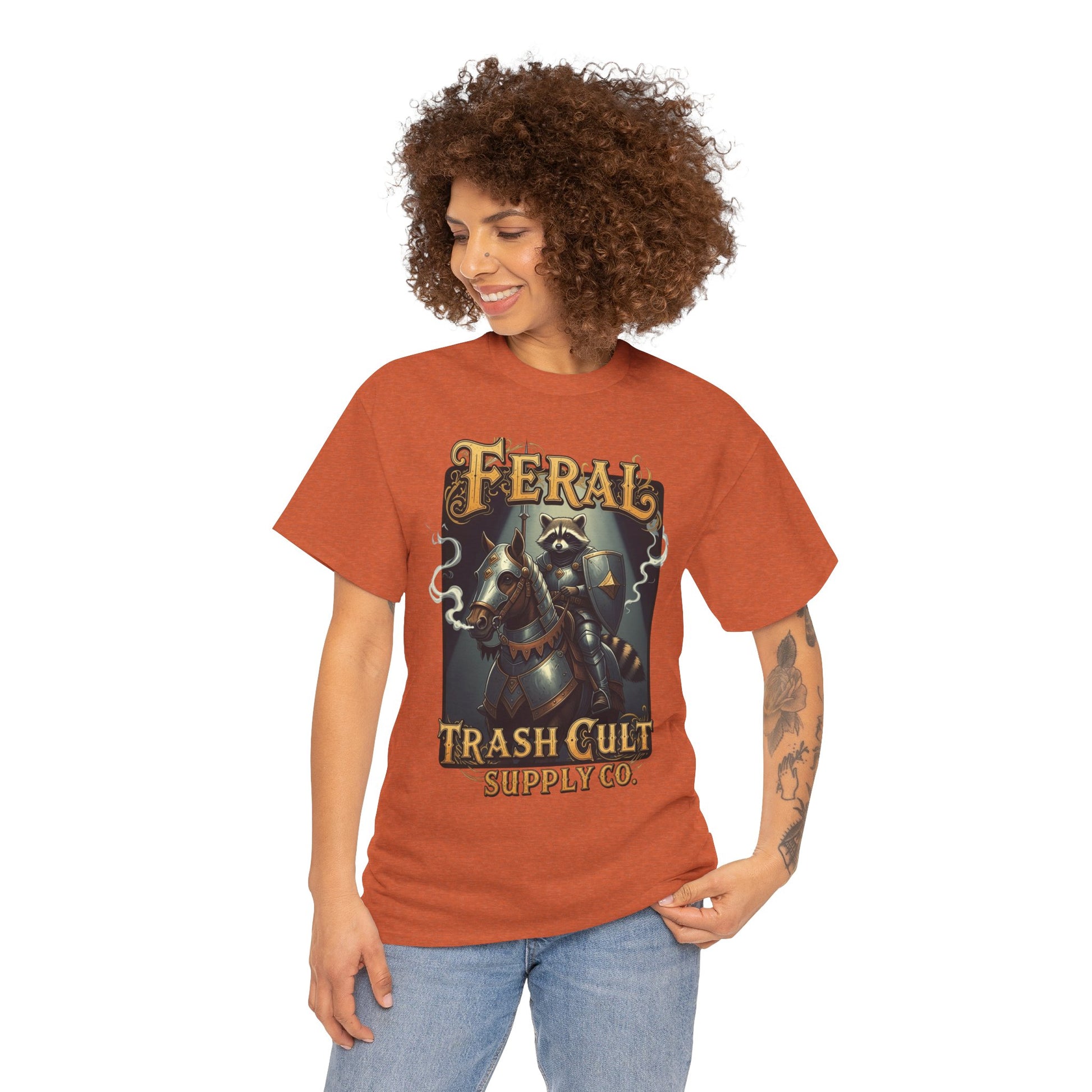 Feral Trash Cult Tee, Unisex Graphic Tee, Cool T-Shirt, Unique Funny Apparel, Gift for Eco Warriors, Casual Wear, Festival Clothing