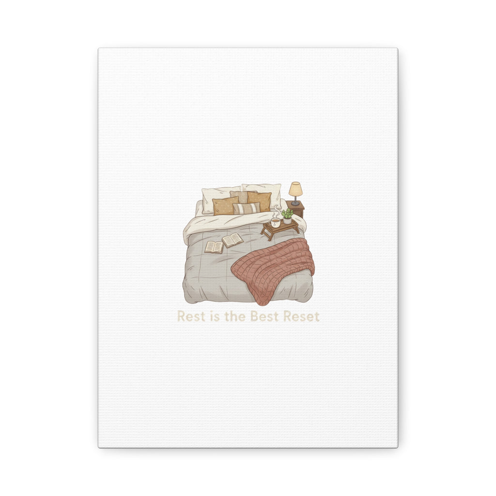 Rest is the Best Reset Canvas | sleepy humor, restful vibes