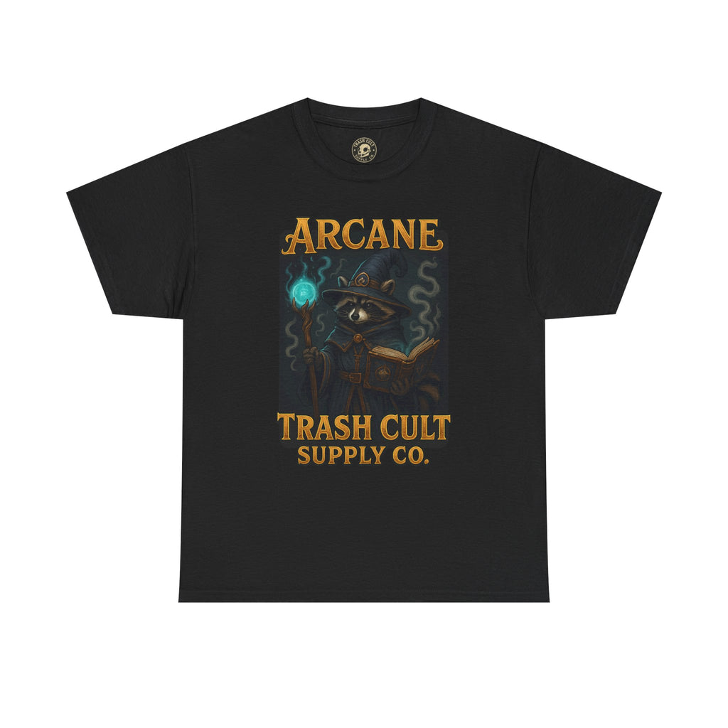 Arcane Trash Cult Unisex Heavy Cotton Tee, Cult Merchandise, Witchy Style, Halloween Tee, Casual Everyday Wear