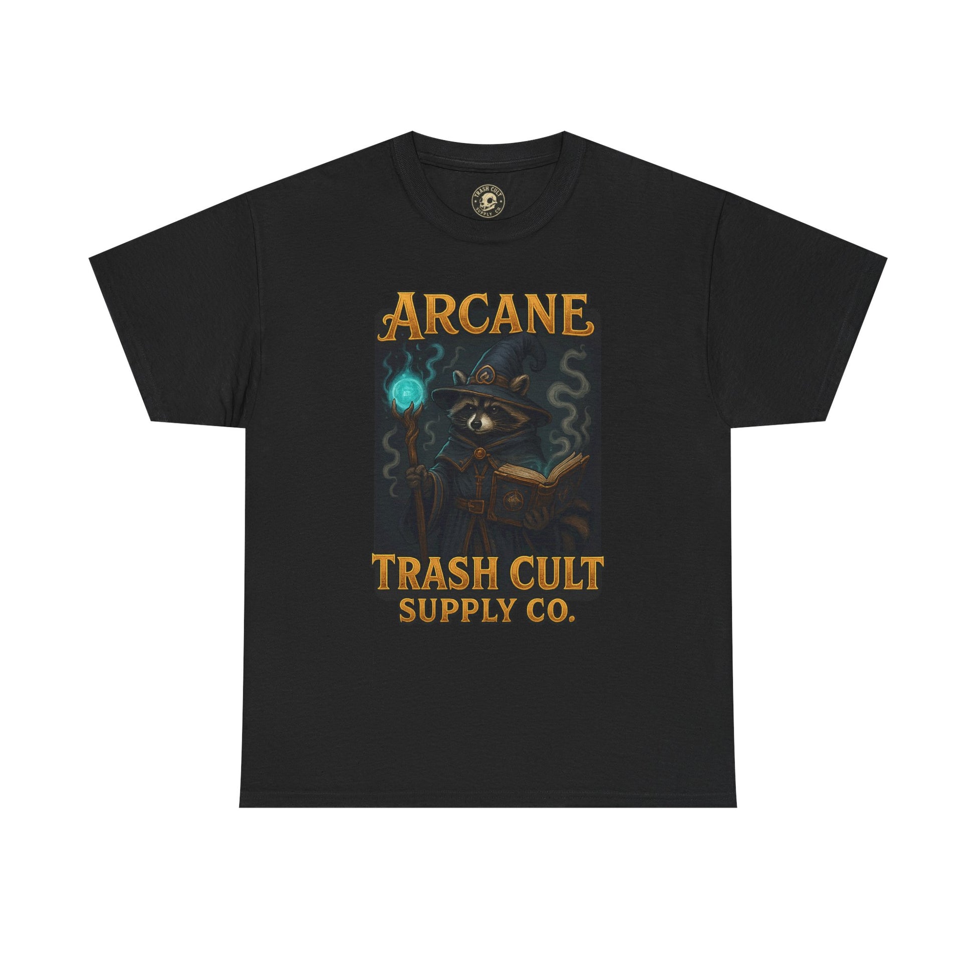 Arcane Trash Cult Unisex Heavy Cotton Tee, Cult Merchandise, Witchy Style, Halloween Tee, Casual Everyday Wear