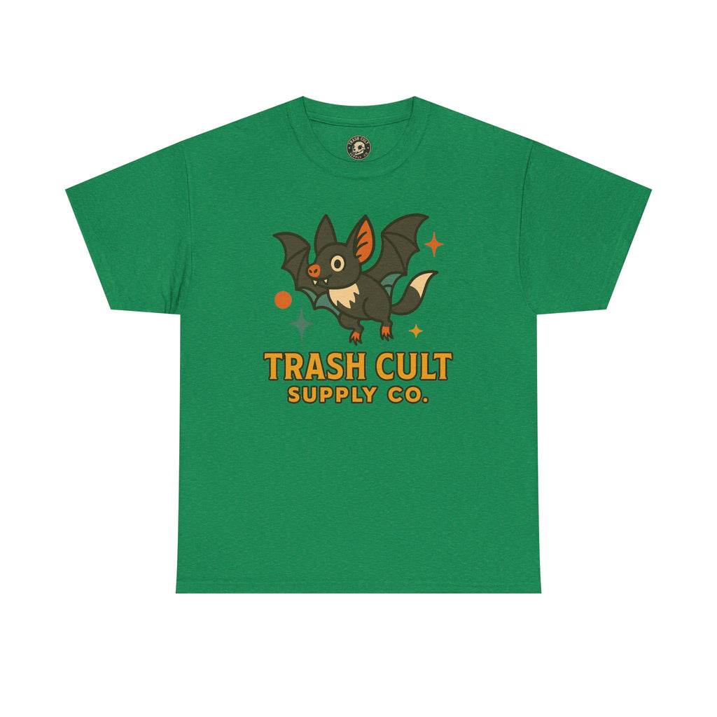 Trash Cult Supply Co. Unisex Heavy Cotton Tee - Fun Graphic Tee for Casual Wear, Perfect Gift for Bat Lovers, Halloween T-Shirt, [...]