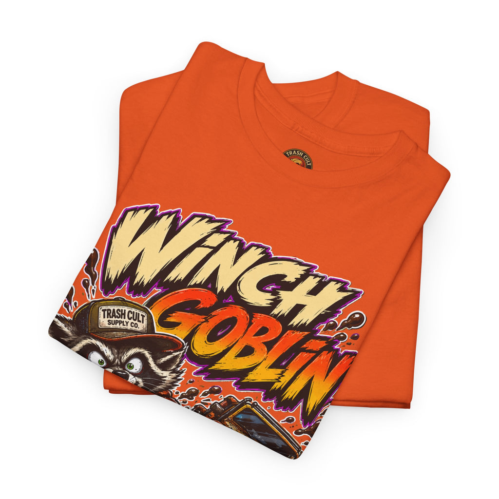 Winch Goblin Tee — Vintage Tow Truck Mechanic Graphic Shirt