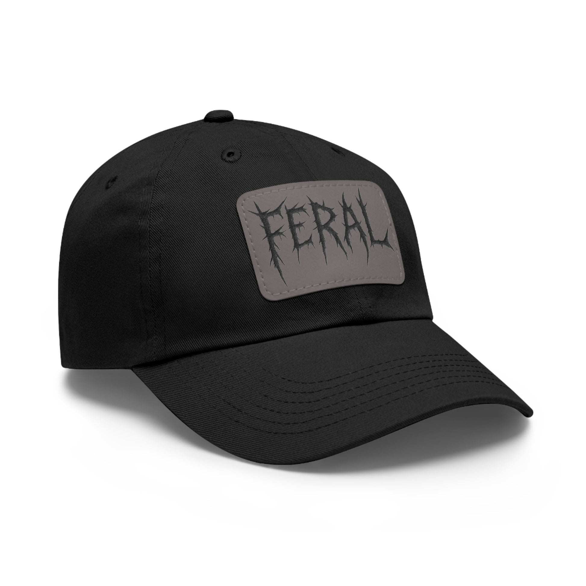 FERAL Embroidered Leather Patch Hat – Trash Cult Supply Co.