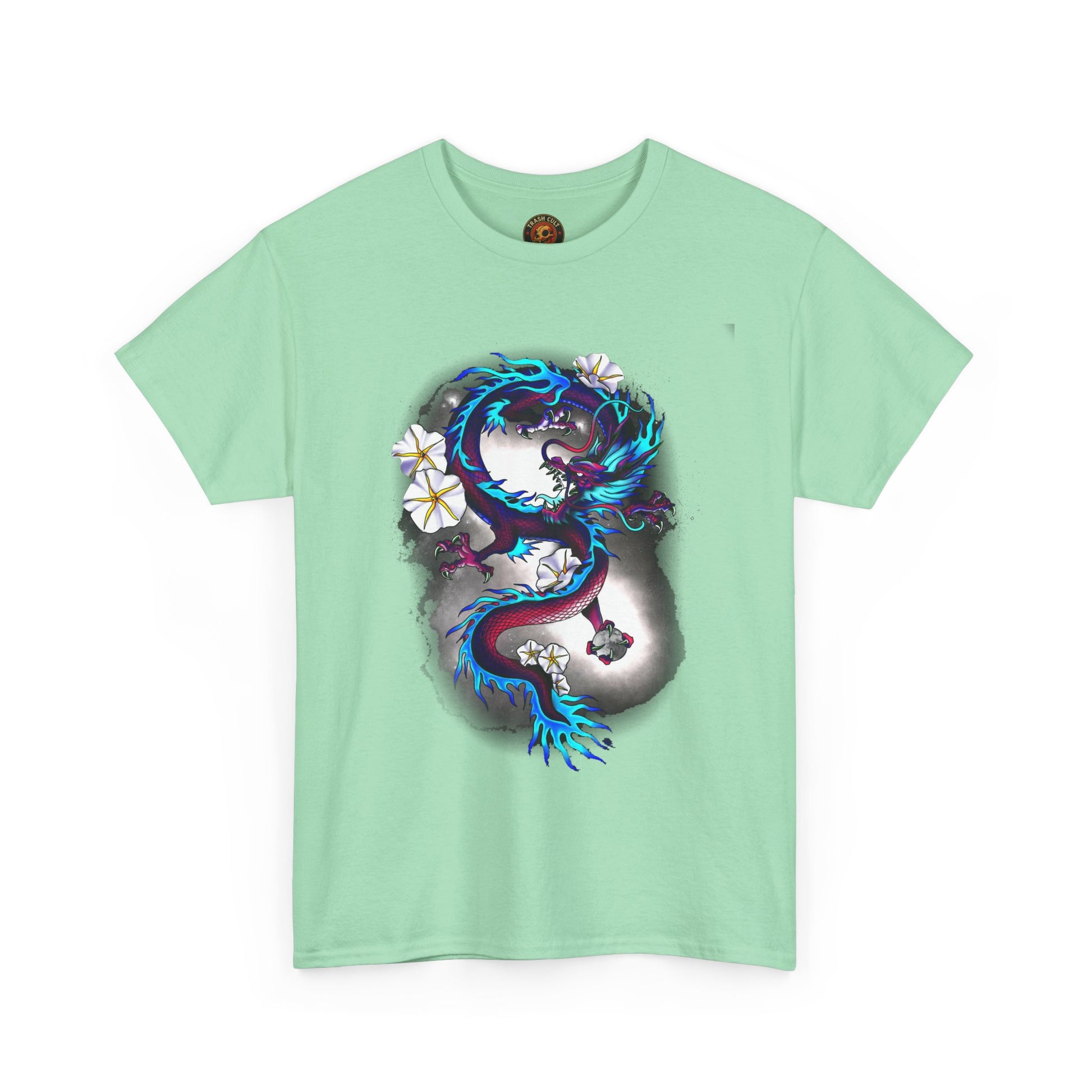 Electric Dragon Tattoo T-Shirt – Lara Davenport x Trash Cult Supply Co. Collab (Gildan 5000)