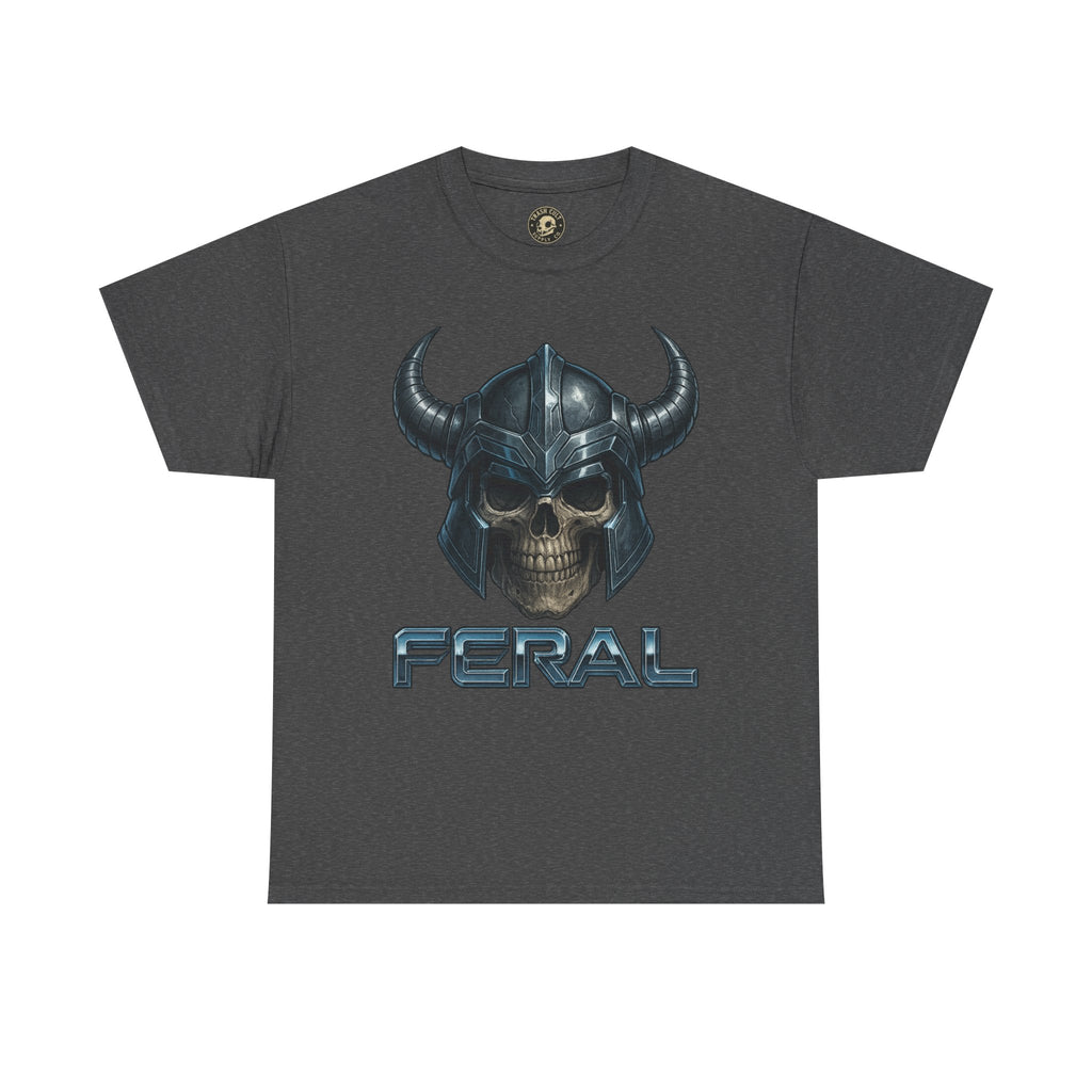 Feral Skull Graphic Tee, Unisex Cotton Shirt, Casual Wear, Gamer Apparel, Unique Gift for Fans
