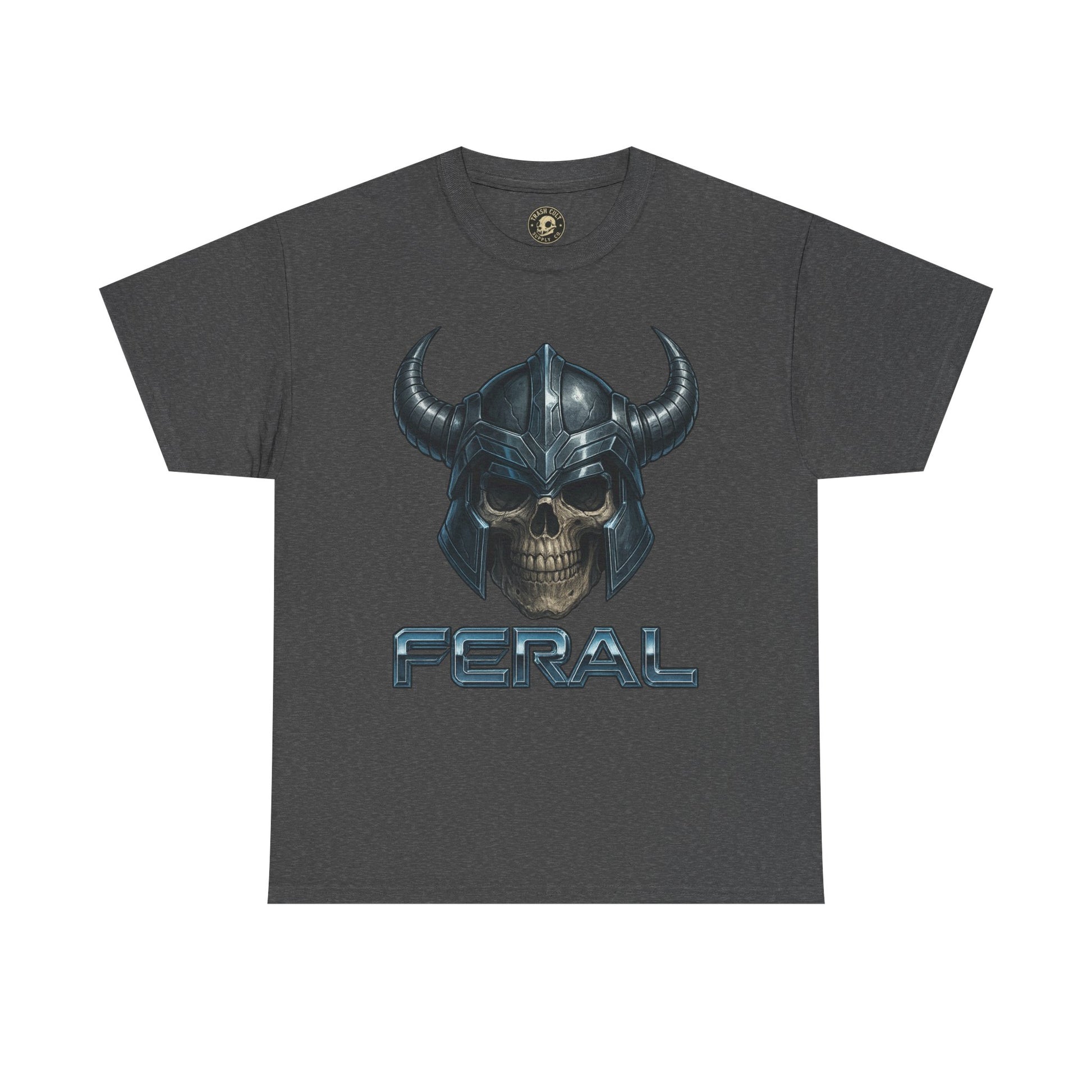 Feral Skull Graphic Tee, Unisex Cotton Shirt, Casual Wear, Gamer Apparel, Unique Gift for Fans