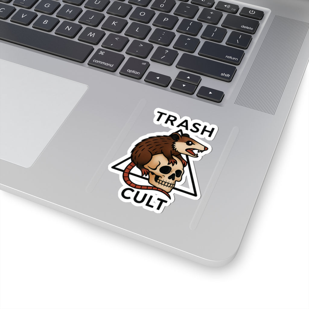 Trash Cult Kiss-Cut Stickers | Edgy Art Stickers, Laptop Decoration, Unique Gifts, Cool Sticker Pack, Street Style Decor