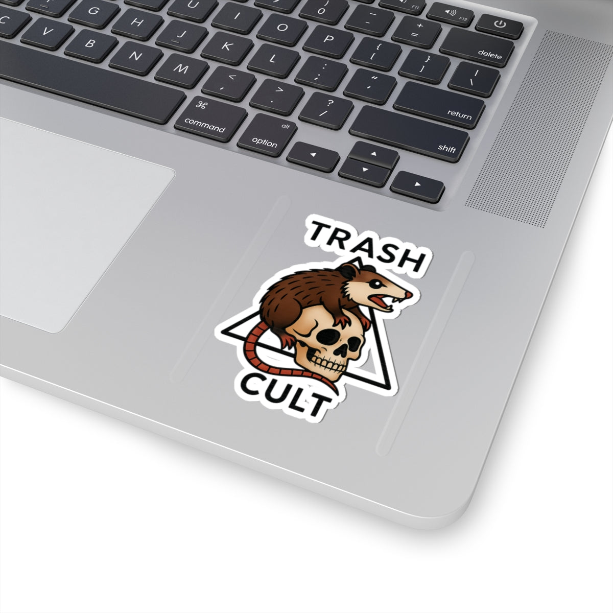 Trash Cult Kiss-Cut Stickers | Edgy Art Stickers, Laptop Decoration, Unique Gifts, Cool Sticker Pack, Street Style Decor