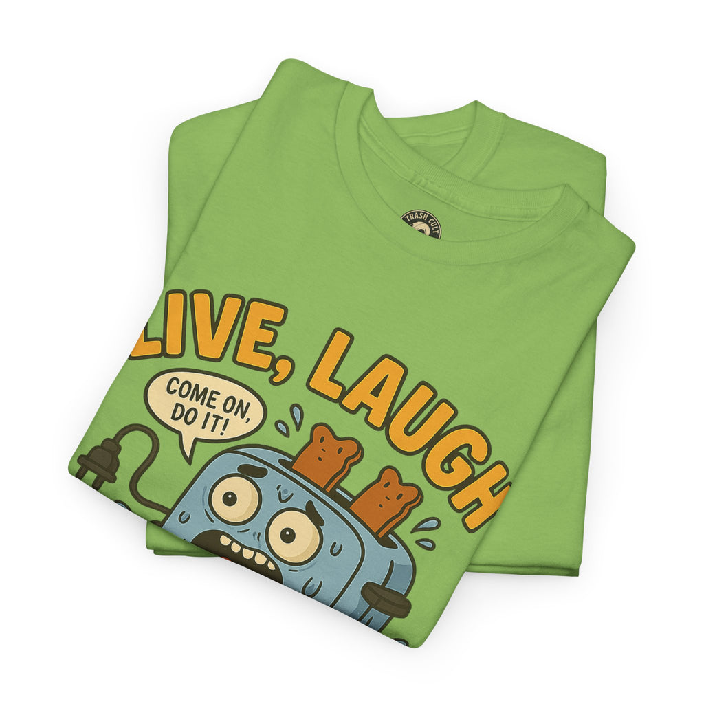 Funny Toaster Bath Tee, Humorous Unisex Shirt, Gift for Friends, Lightweight Cotton Tee, Birthday Party Outfit