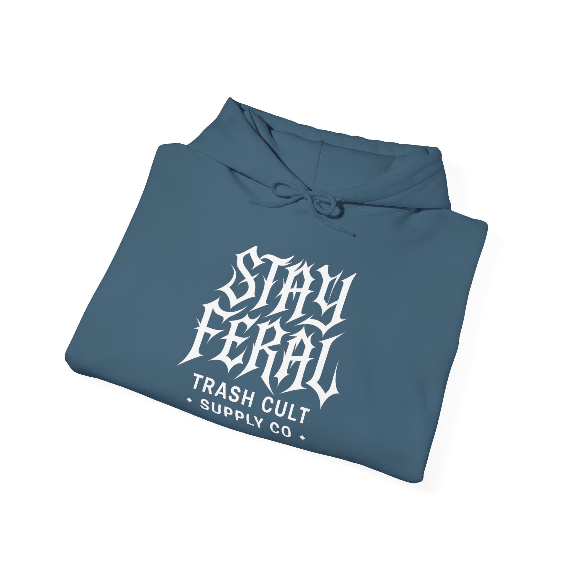 Stay Feral Gothic Hoodie – Trash Cult Supply Co Unisex Pullover