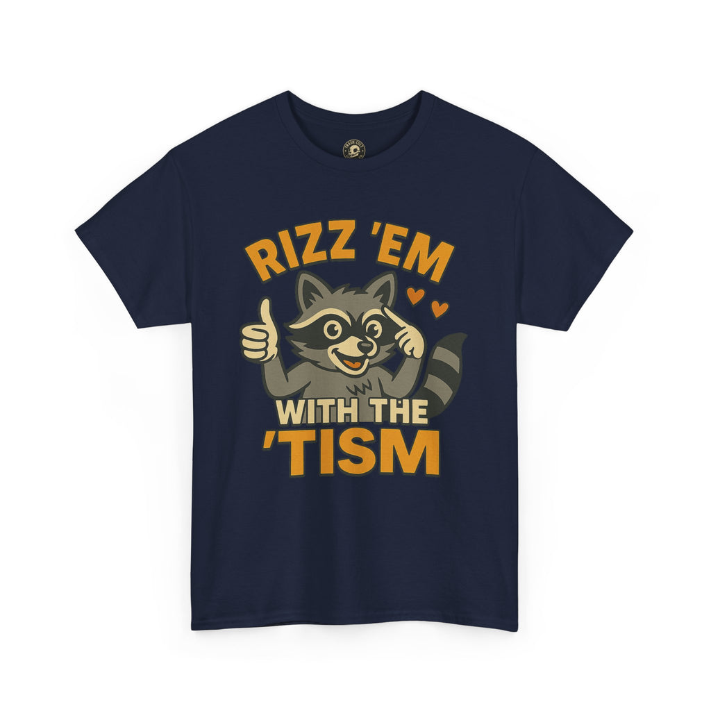 Rizz ’Em With the ’Tism T-Shirt – Funny Neurodivergent Graphic Tee for Bold Personalities