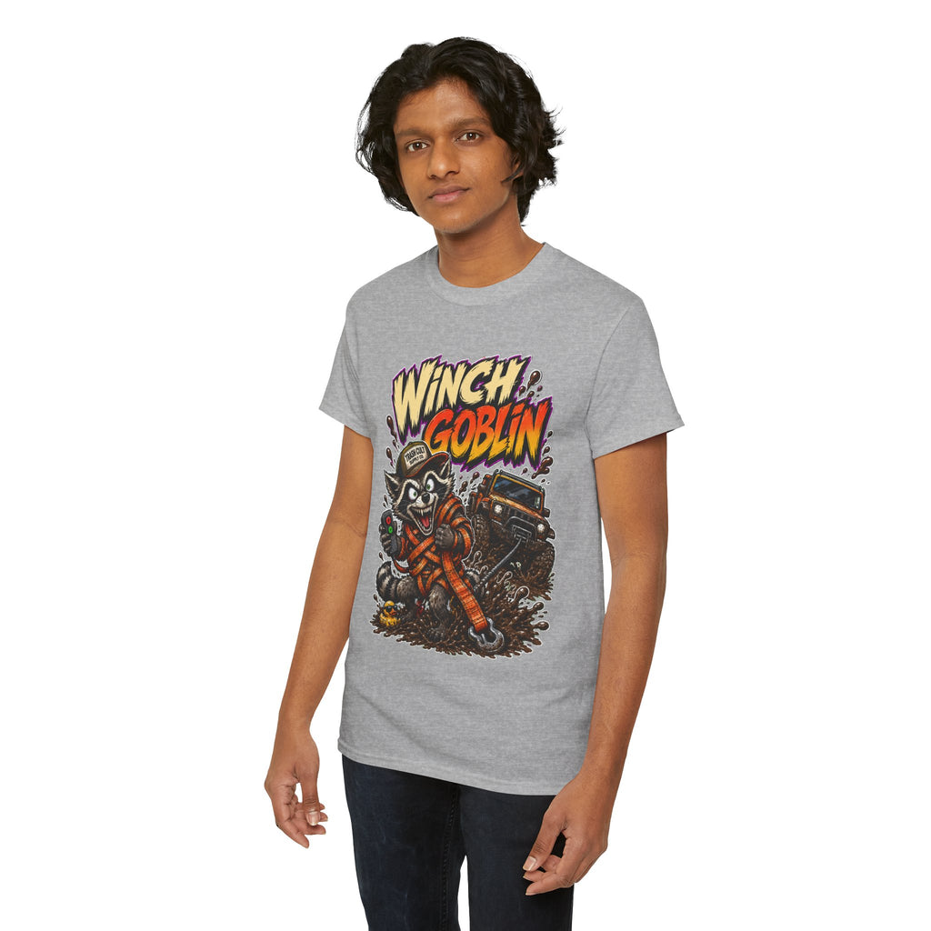 Winch Goblin Tee — Vintage Tow Truck Mechanic Graphic Shirt
