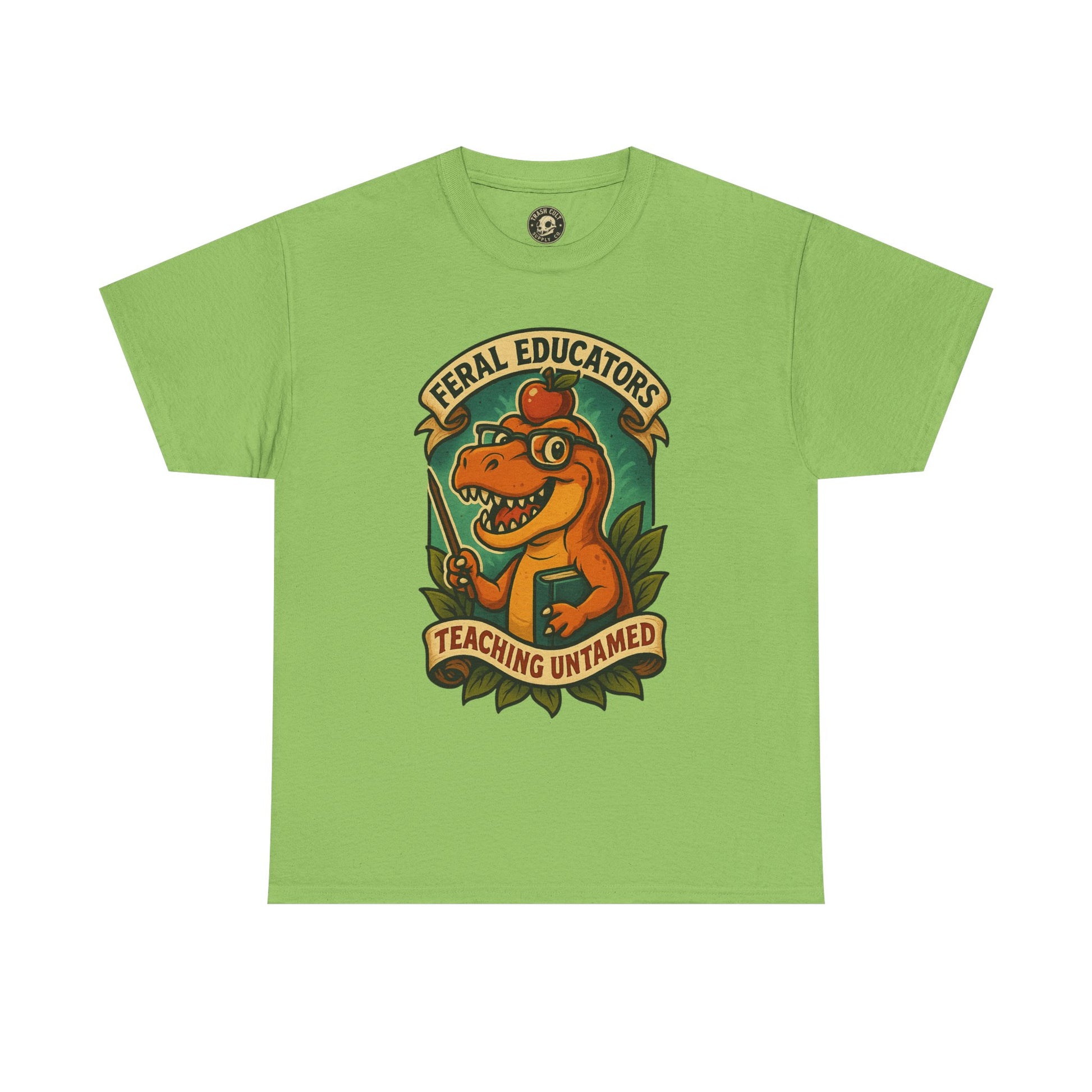 Feral Educators Tee, Fun Teacher Shirt, Unisex Cotton Tee, Gift for Educators, Classroom Apparel, Teacher Appreciation Day