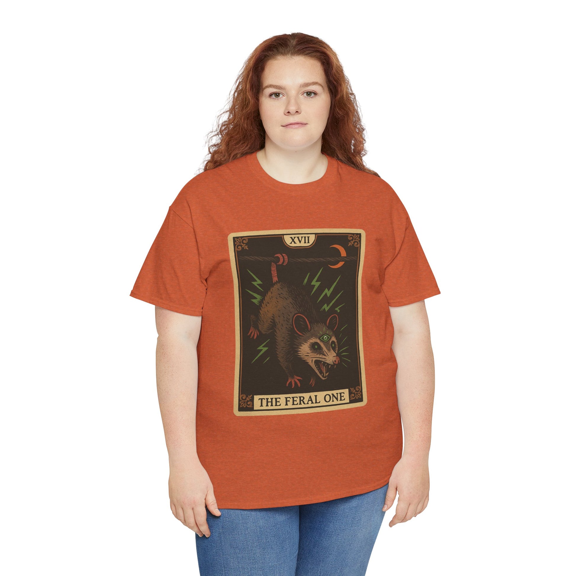 Feral One Graphic Tee - Quirky Unisex T-Shirt, Vintage Inspired, Animal Art, Casual Wear, Gifts for Him/Her