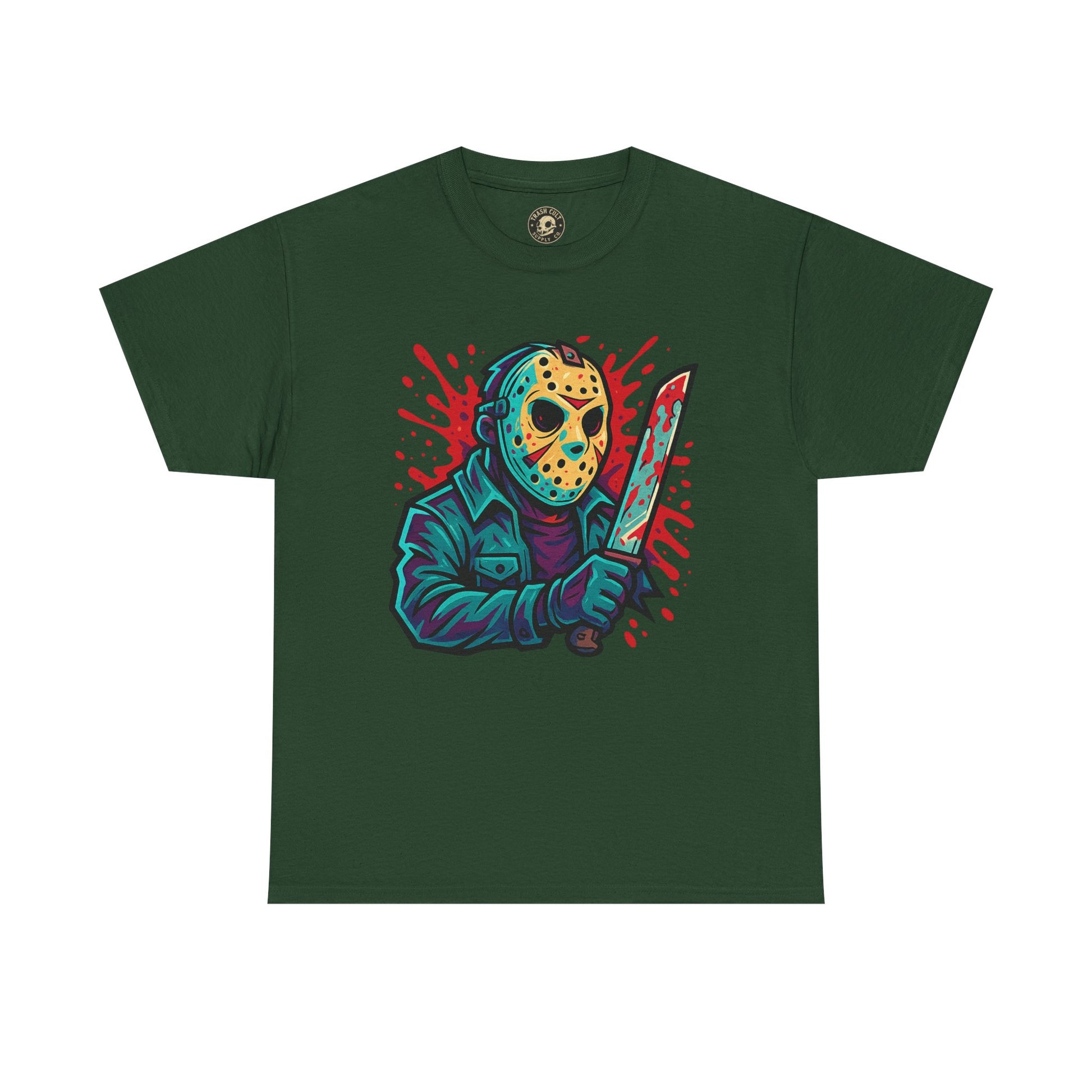 Jason Voorhees Graffiti Shirt – New School Horror Art on Gildan 5000
