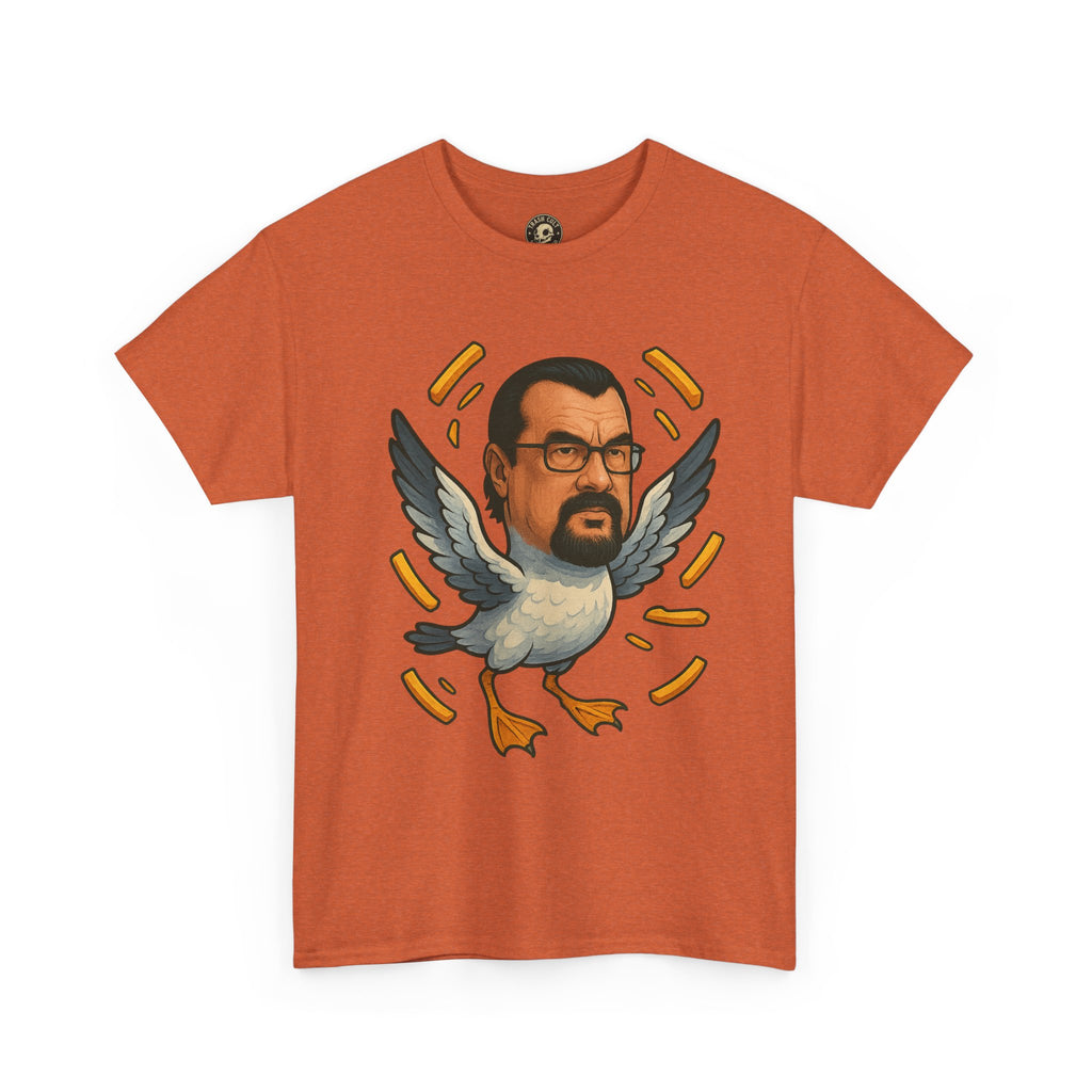 Steven Seagull Shirt – Funny New School Caricature Tee | Gildan 5000 Unisex Cotton Shirt