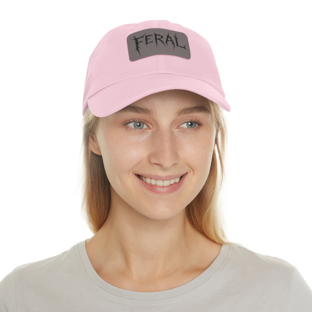 FERAL Embroidered Leather Patch Hat – Trash Cult Supply Co.