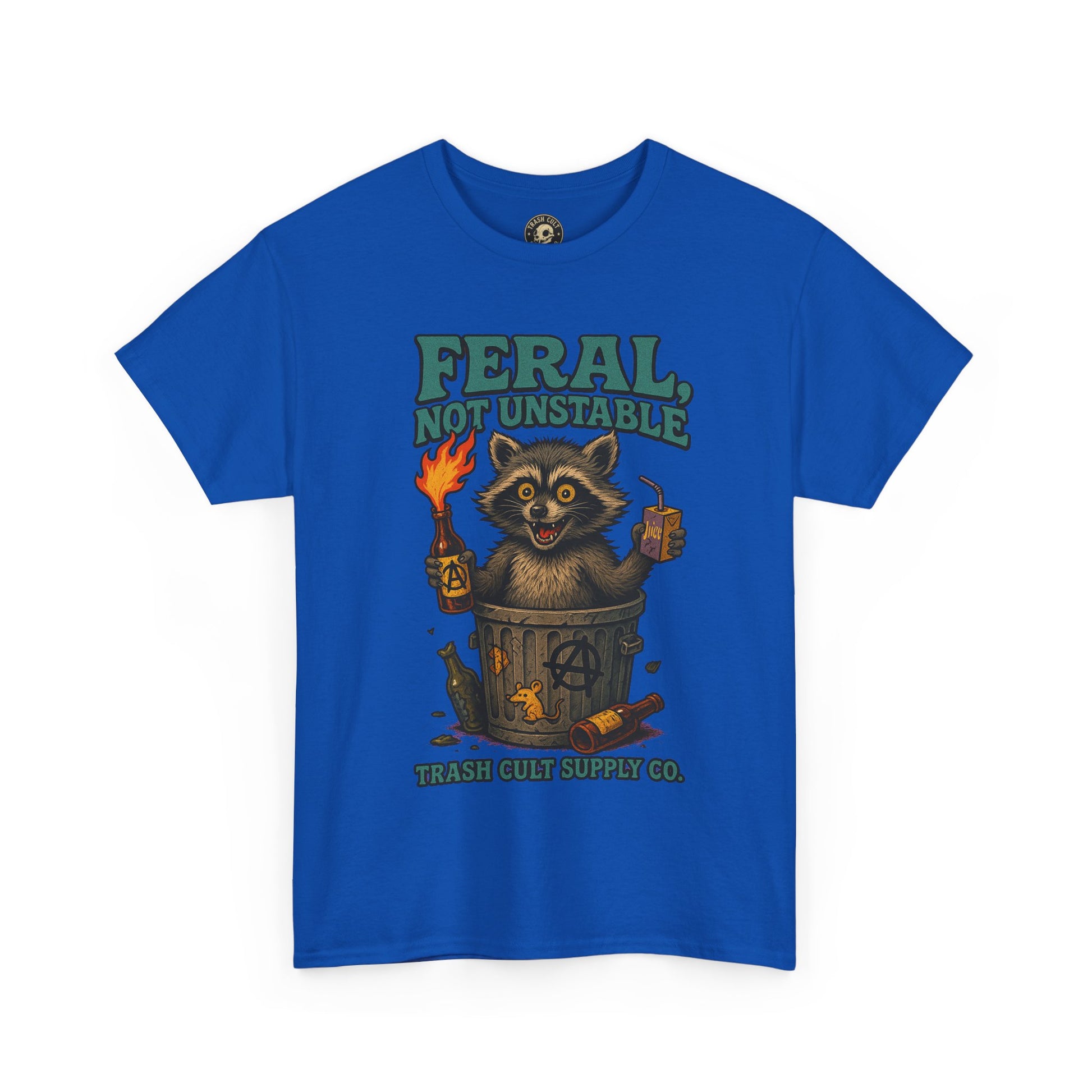 Feral Not Unstable Tee, Streetwear Tee, Graphic Shirt, Funny T-Shirt, Humor Clothing, Unique Gift