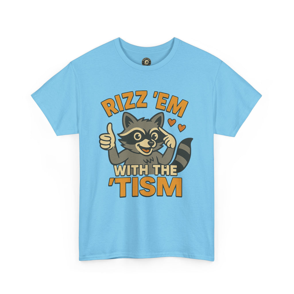 Rizz ’Em With the ’Tism T-Shirt – Funny Neurodivergent Graphic Tee for Bold Personalities