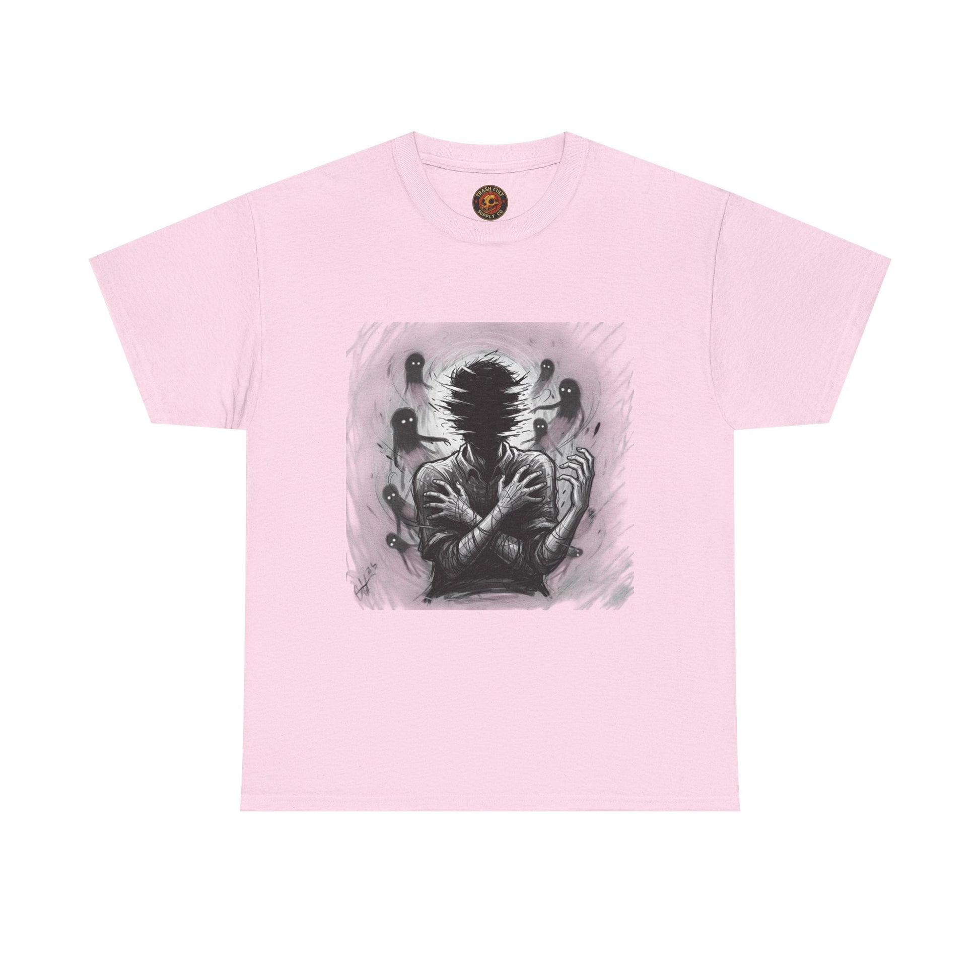 Xian Allen x Trash Cult Shirt – “Don’t Let Them In” | Ghost Spiral Emotional Horror Tee