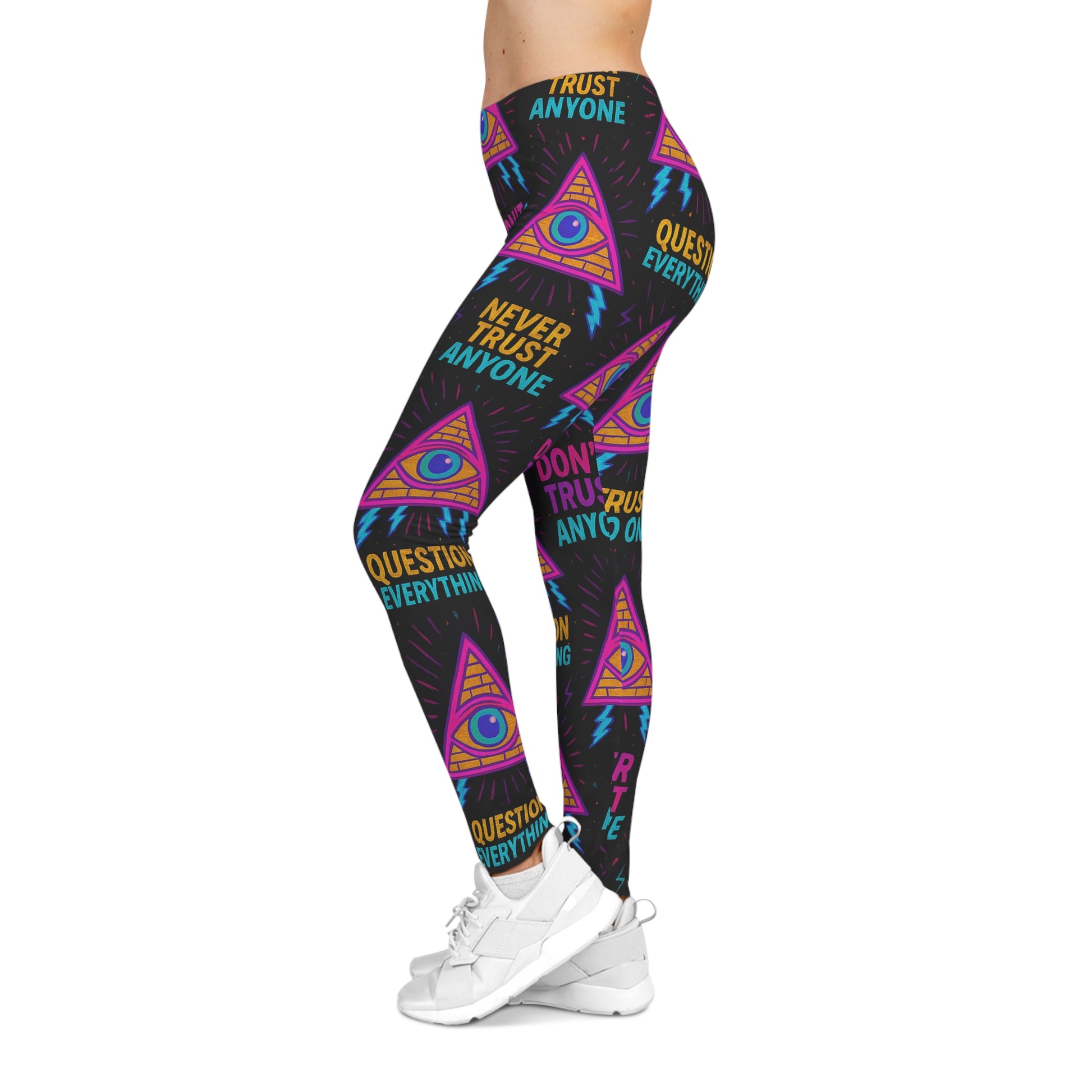 Don’t Trust Anyone – Limited Edition All-Over Print Leggings | Illuminasty Drop