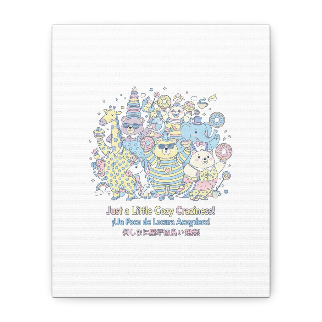 Cozy Craziness Canvas | mildly unhinged cute, whimsical weird