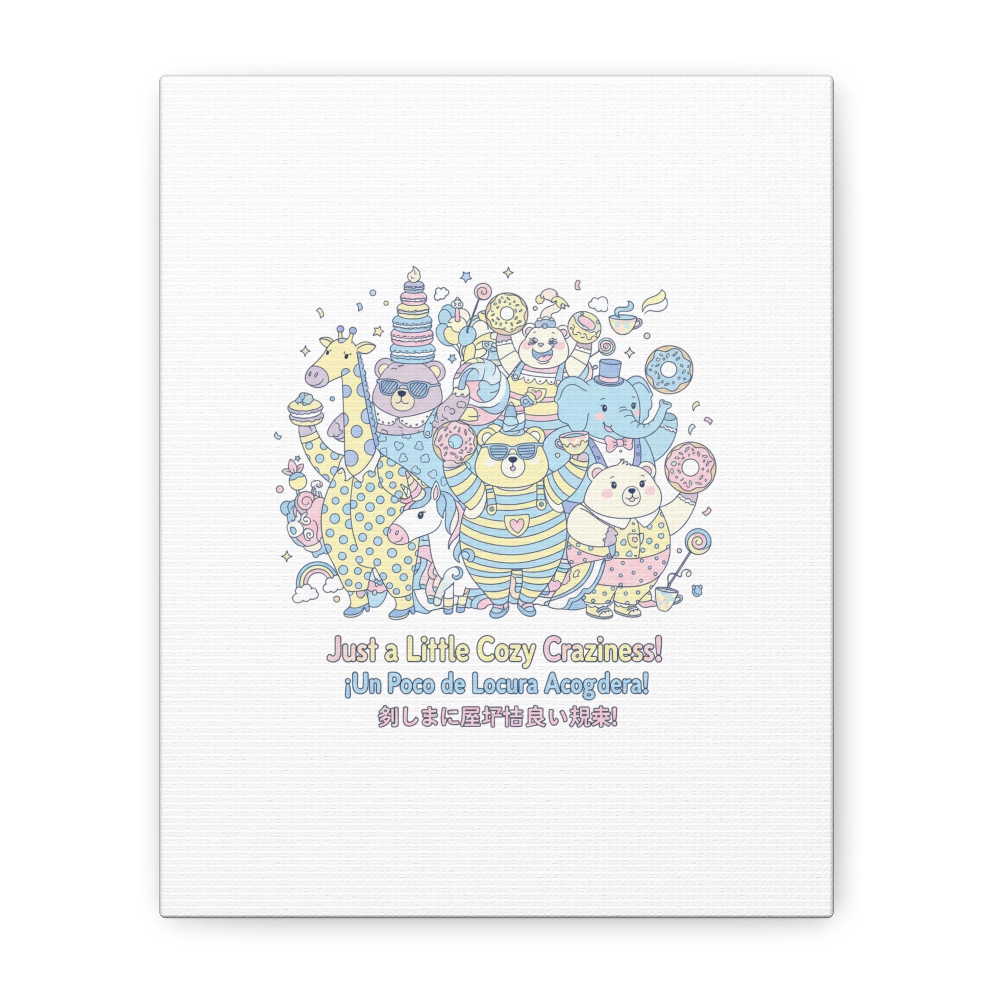 Cozy Craziness Canvas | mildly unhinged cute, whimsical weird
