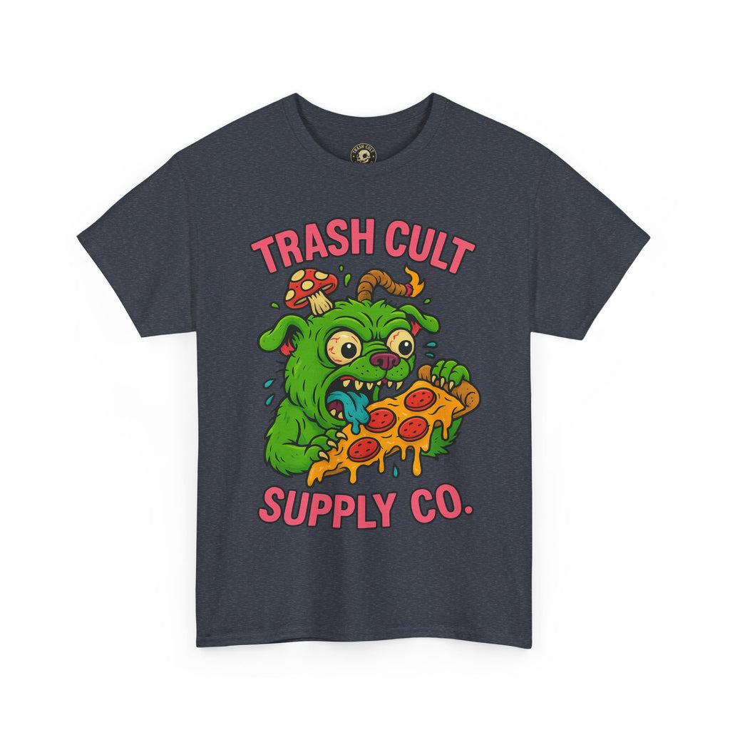 Feral Pizza Monster Shirt – Trash Cult Supply Co | Gildan 5000 Graphic Tee