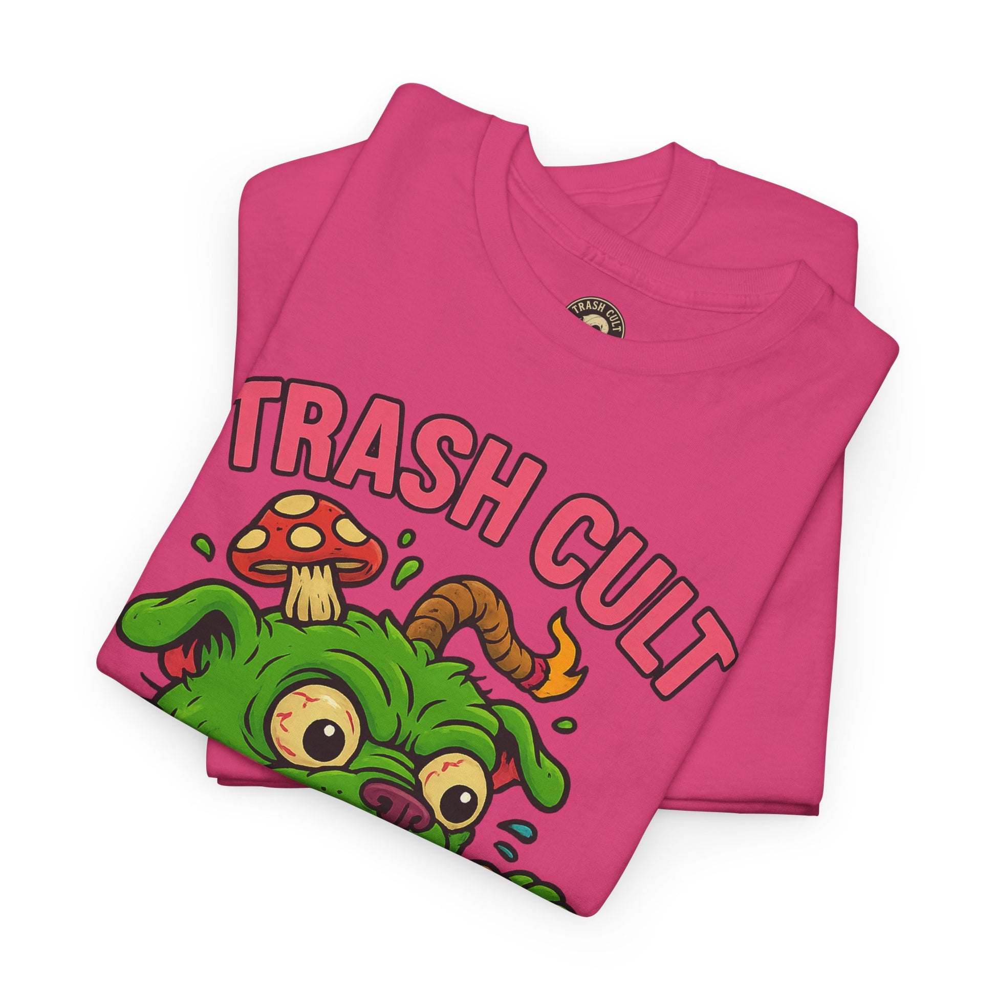 Feral Pizza Monster Shirt – Trash Cult Supply Co | Gildan 5000 Graphic Tee