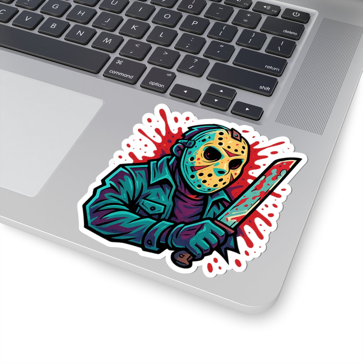 Jason Voorhees Graffiti Sticker – New School Slasher Art Kiss Cut