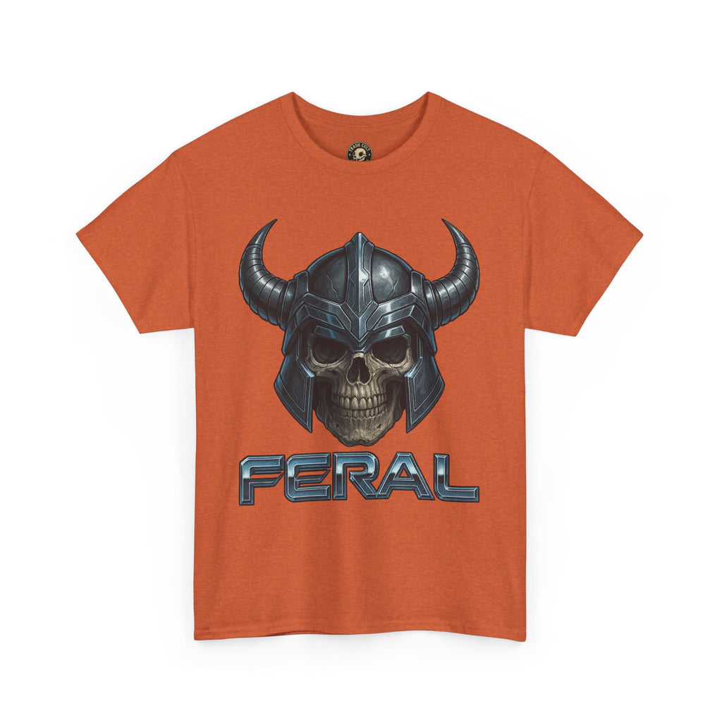 Feral Skull Graphic Tee, Unisex Cotton Shirt, Casual Wear, Gamer Apparel, Unique Gift for Fans