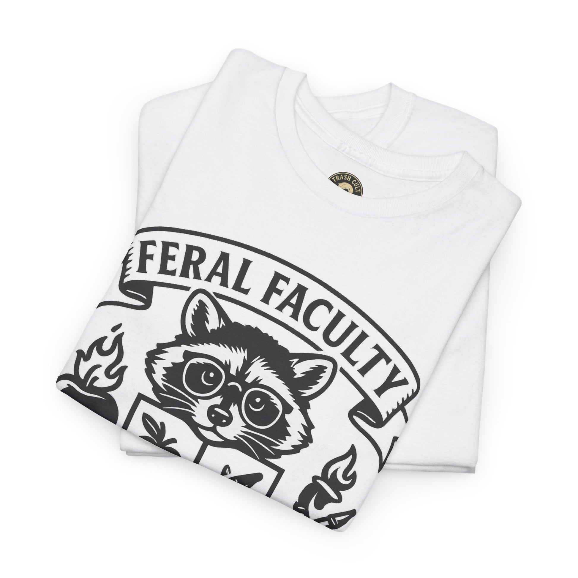Feral Faculty Tee, Fun Teacher Shirt, Animal Lover Gift, Cool Graphic Tee, Casual Everyday Wear, Unisex Cotton T-Shirt