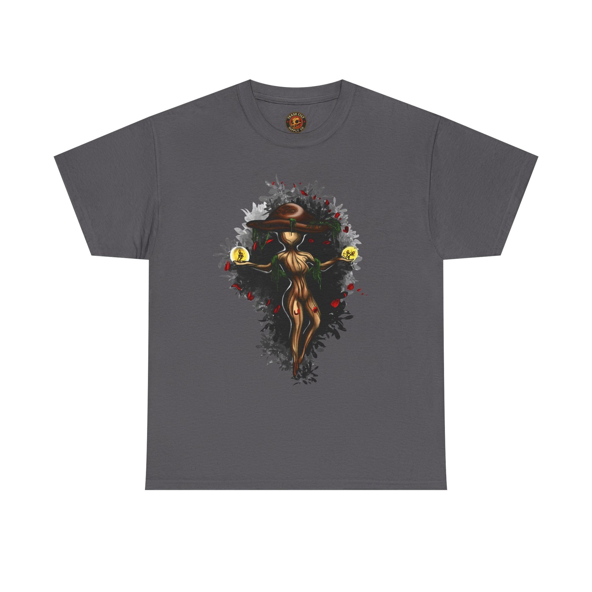 Mushroom Spirit T-Shirt – Lara Davenport x Trash Cult Supply Co. Collab (Gildan 5000)