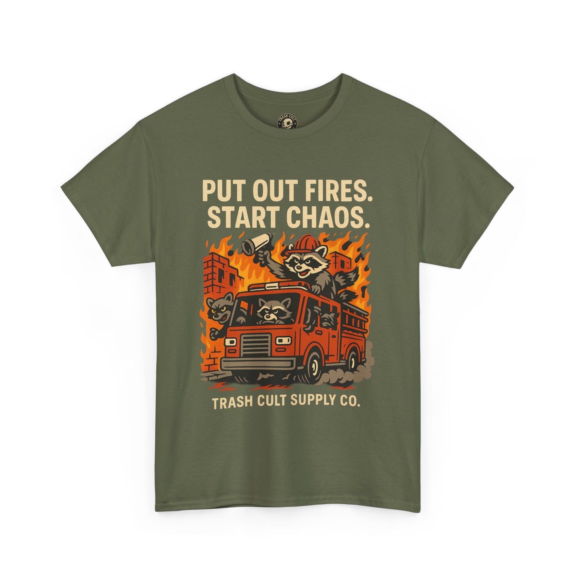 Put Out Fires Start Chaos Unisex Heavy Cotton Tee | Funny Firefighter Shirt | Casual Wear | Gift for Firefighter Lovers, Firefighter [...]