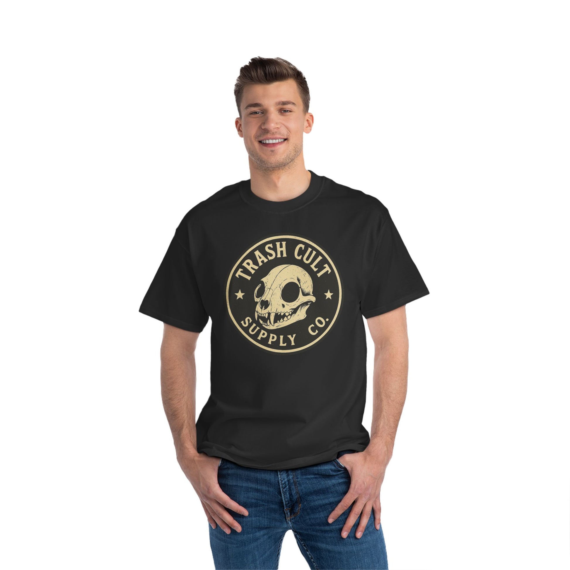 Armed Raccoon “I Identify as a F***ing Problem” T-Shirt – Trash Cult Supply Co.
