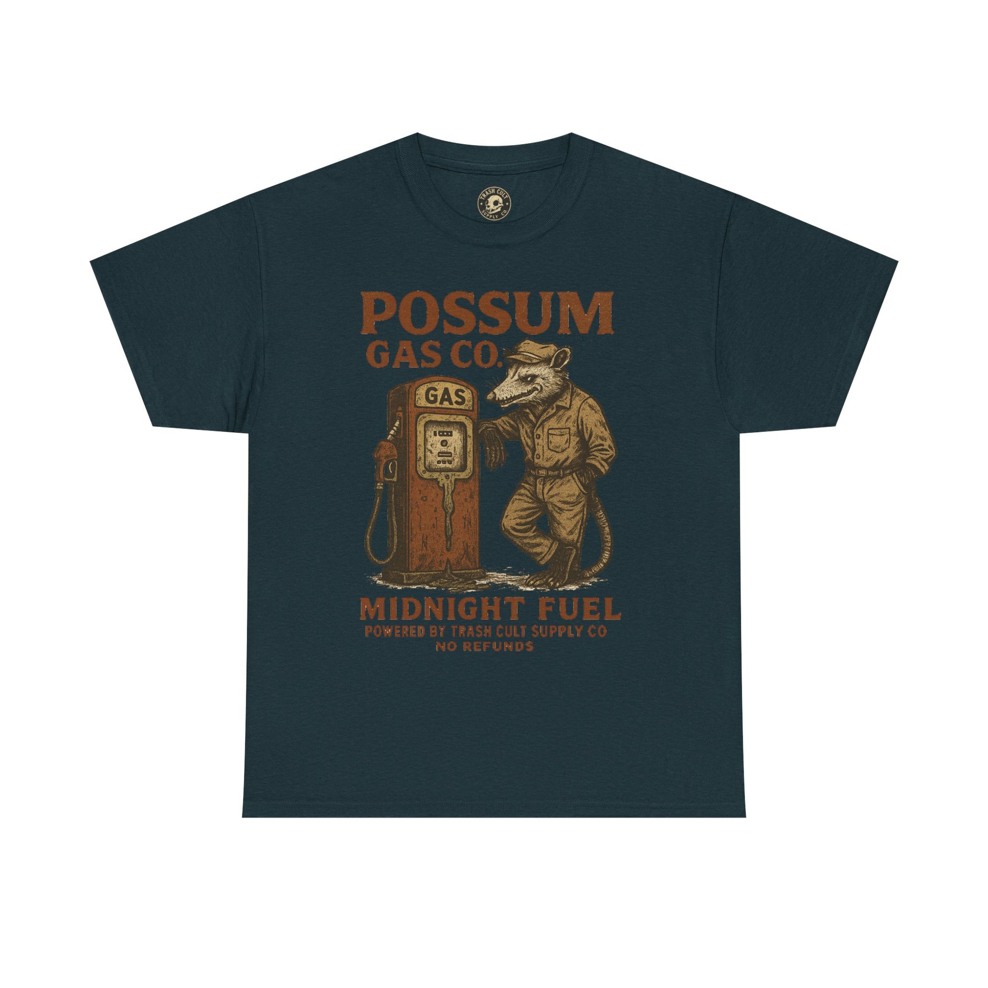 Possum Gas Co. Vintage Feral Mechanic Shirt – Trash Cult Supply Co. – Gildan 5000
