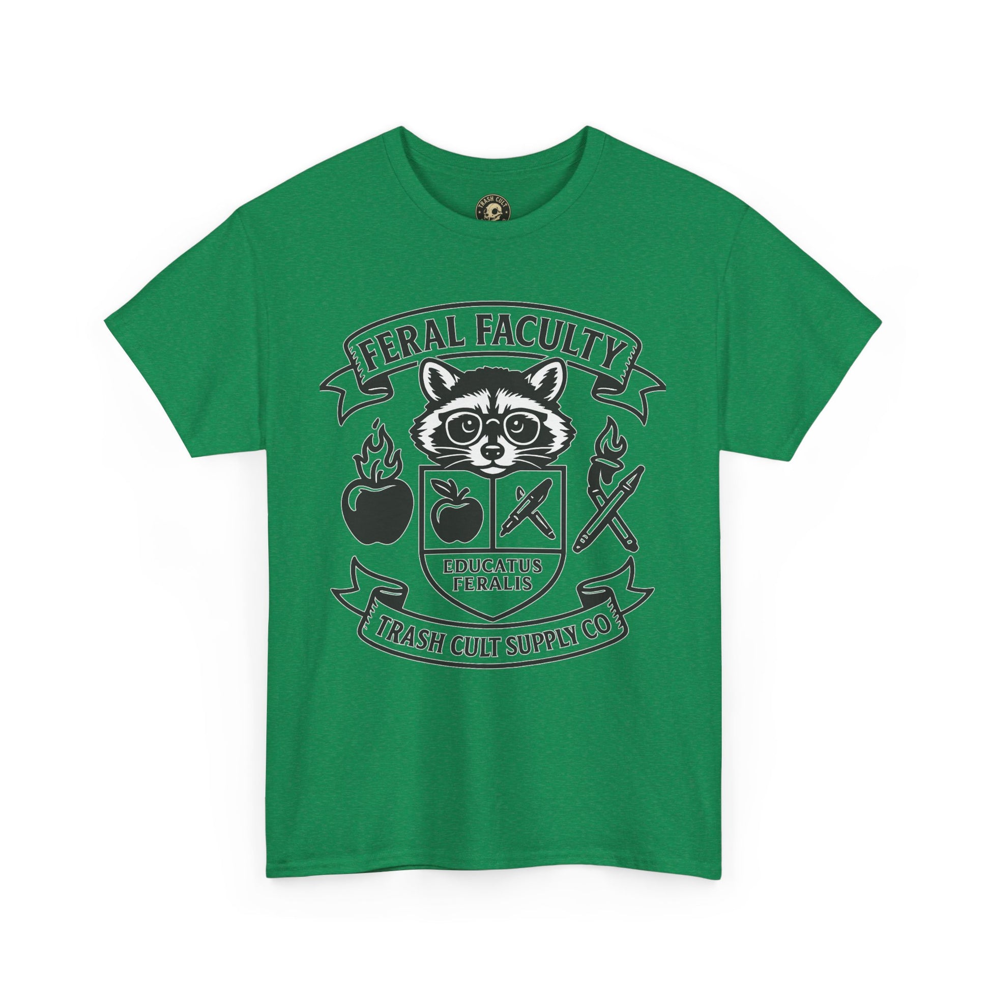 Feral Faculty Tee, Fun Teacher Shirt, Animal Lover Gift, Cool Graphic Tee, Casual Everyday Wear, Unisex Cotton T-Shirt