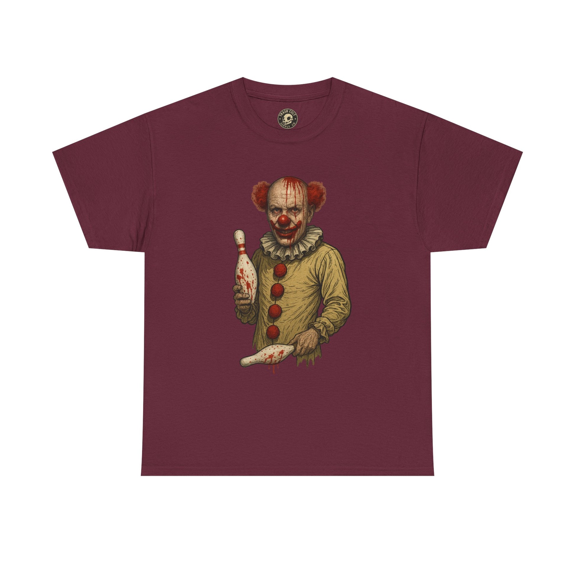 Spooky Clown Unisex Tee | Horror Fan Shirt, Halloween Costume, Graphic Tee, Horror Movie Merchandise, Unique Gift