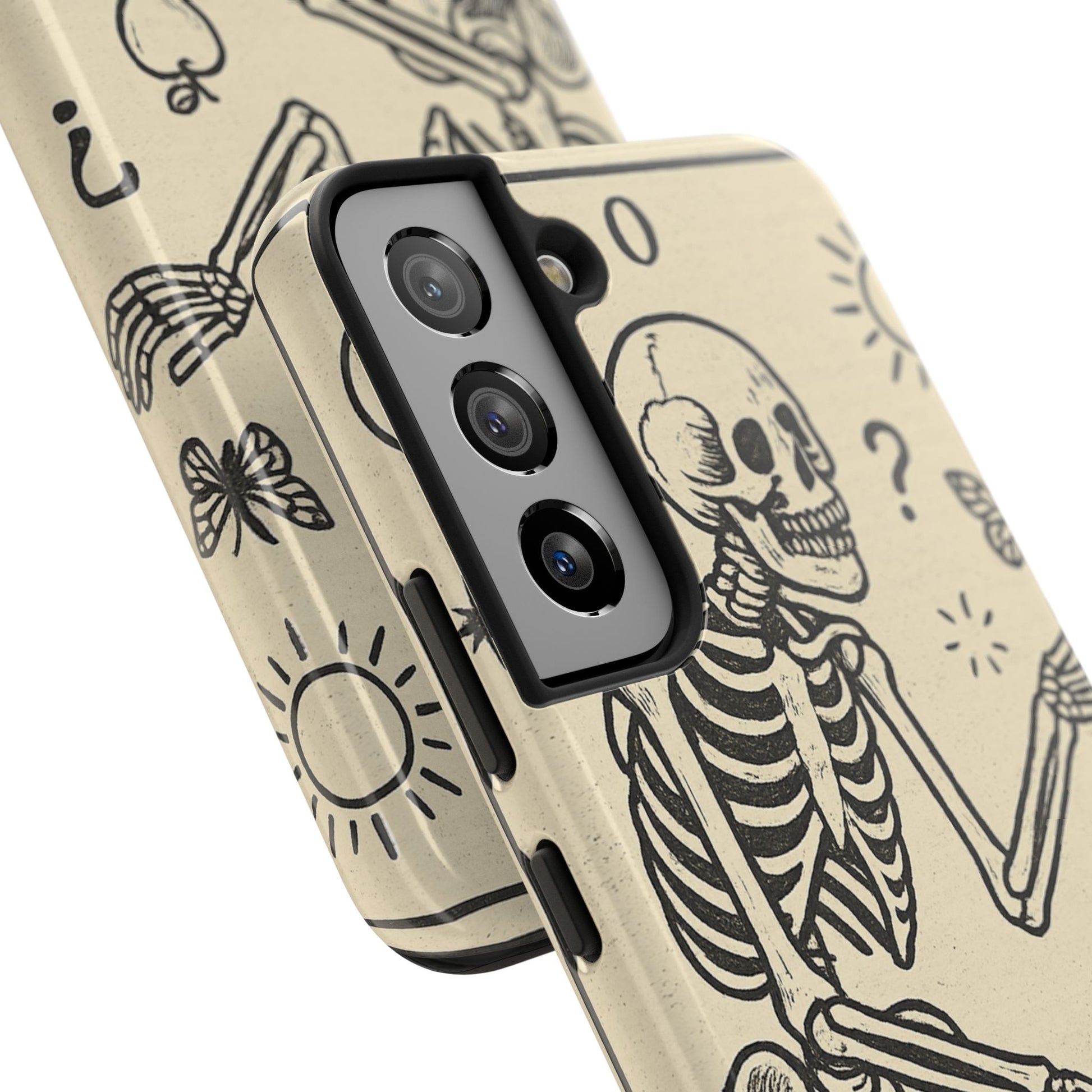 Skeleton ADHD Phone Cases, Unique Phone Cover, Funny ADHD Gift, Quirky Skeleton Design, Cool Accessories for Everyone