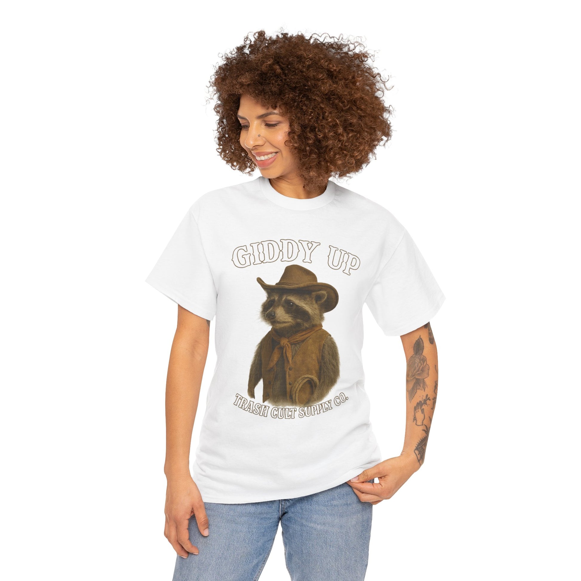 Giddy Up Graphic Tee, Funny Tee, Unisex Cowboy Shirt, Casual Wear, Gift for Him/Her