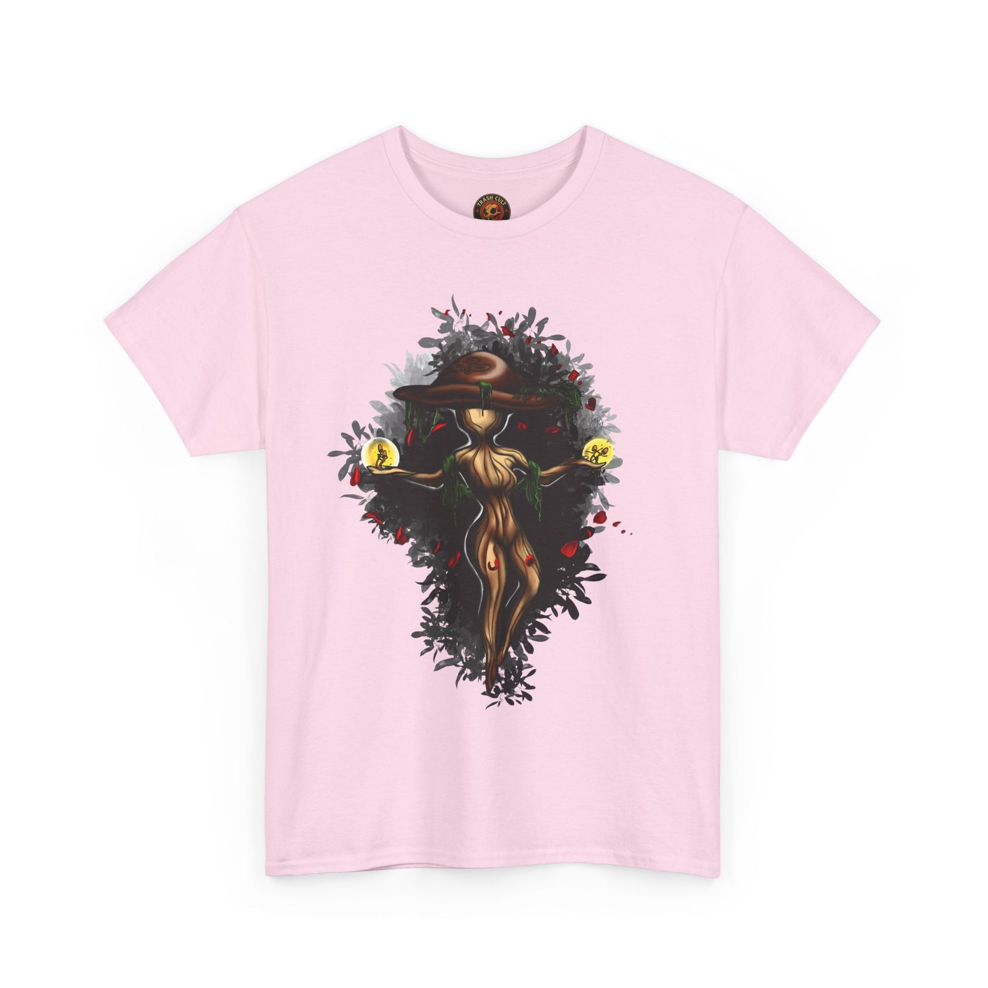 Mushroom Spirit T-Shirt – Lara Davenport x Trash Cult Supply Co. Collab (Gildan 5000)