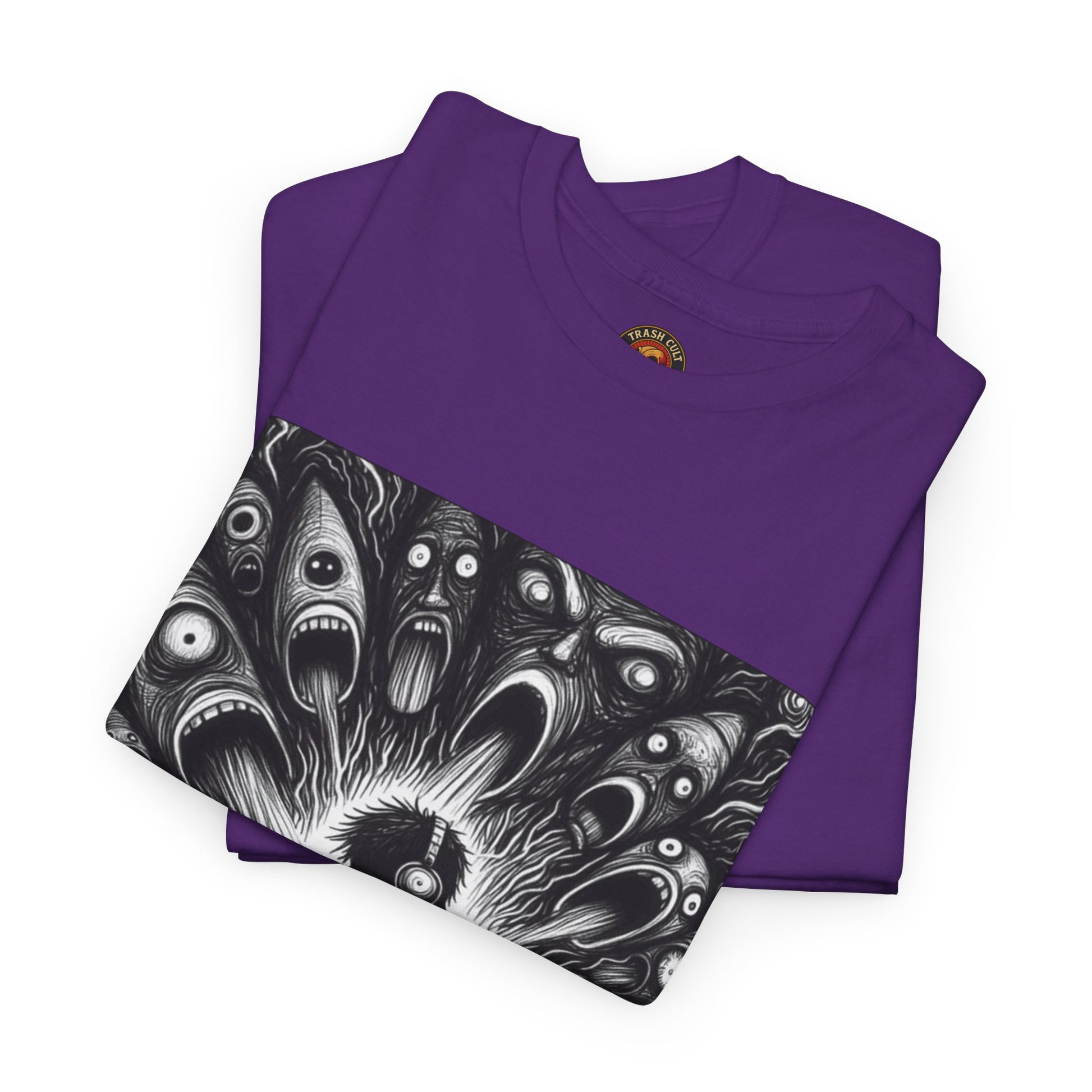 Xian Allen x Trash Cult Shirt – “Turn It Up Louder” | Screaming Chaos Headphones Tee