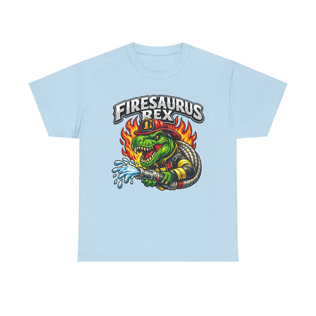 Firesaurus Rex T-Shirt — Funny Firefighter Dinosaur Tee