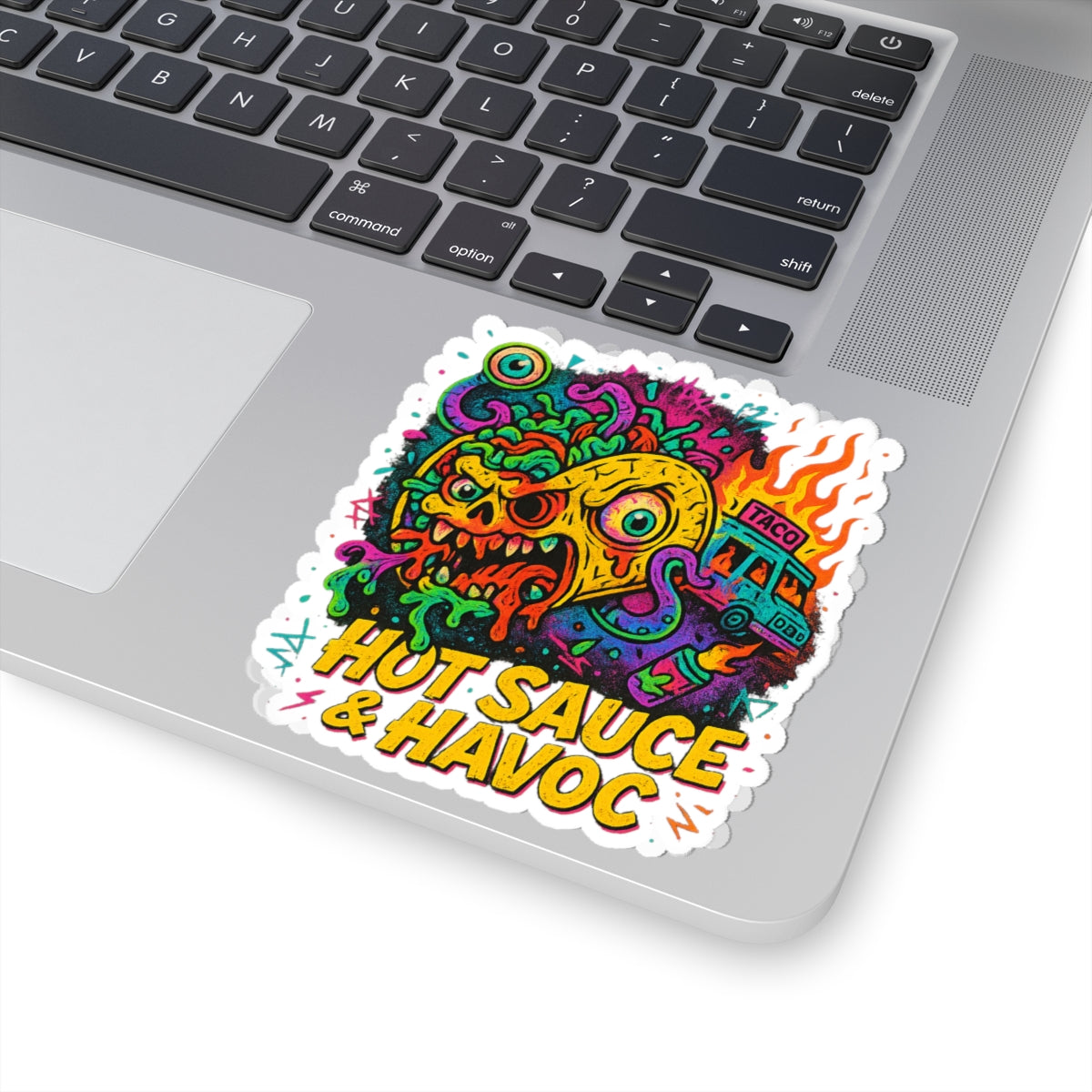 Hot Sauce & Havoc – Limited Edition Kiss Cut Sticker | Illuminasty Drop