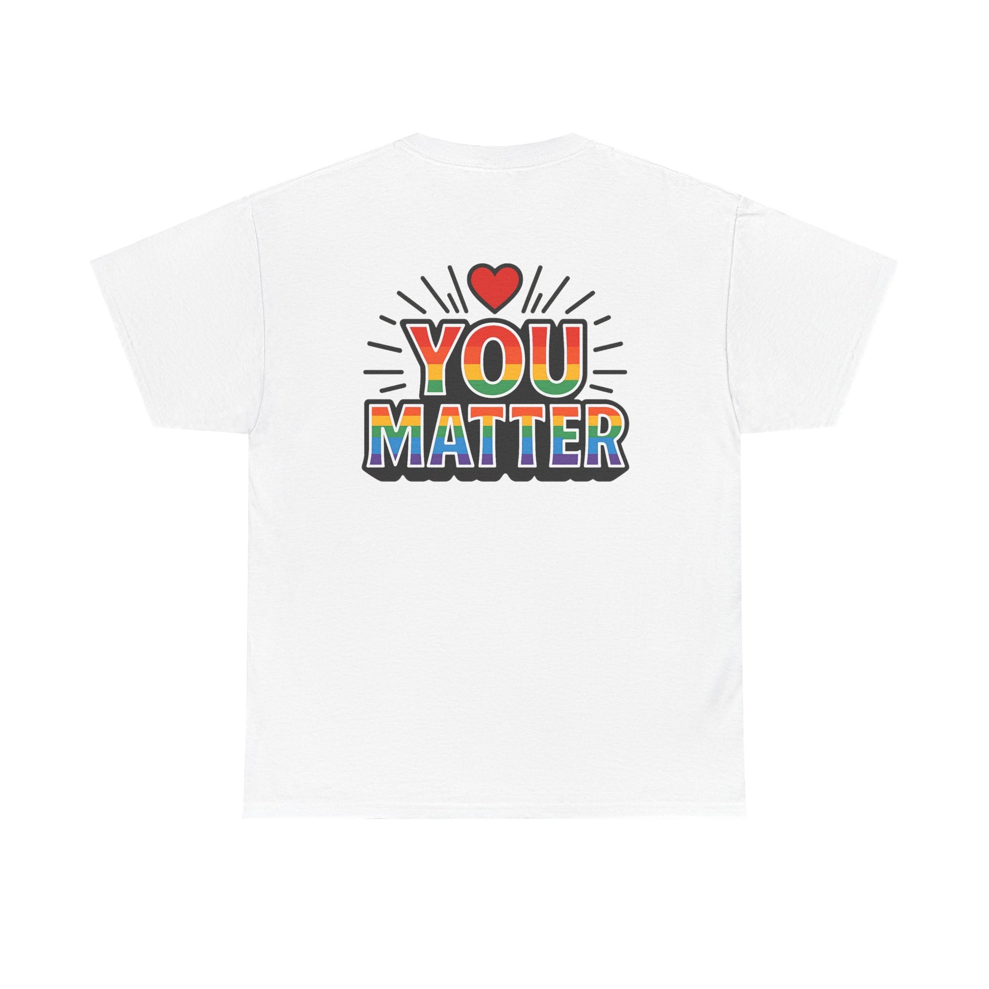 Heart Hands "You Matter" Tee – Pride Support Shirt, Kindness Graphic Tee, Gift of Encouragement