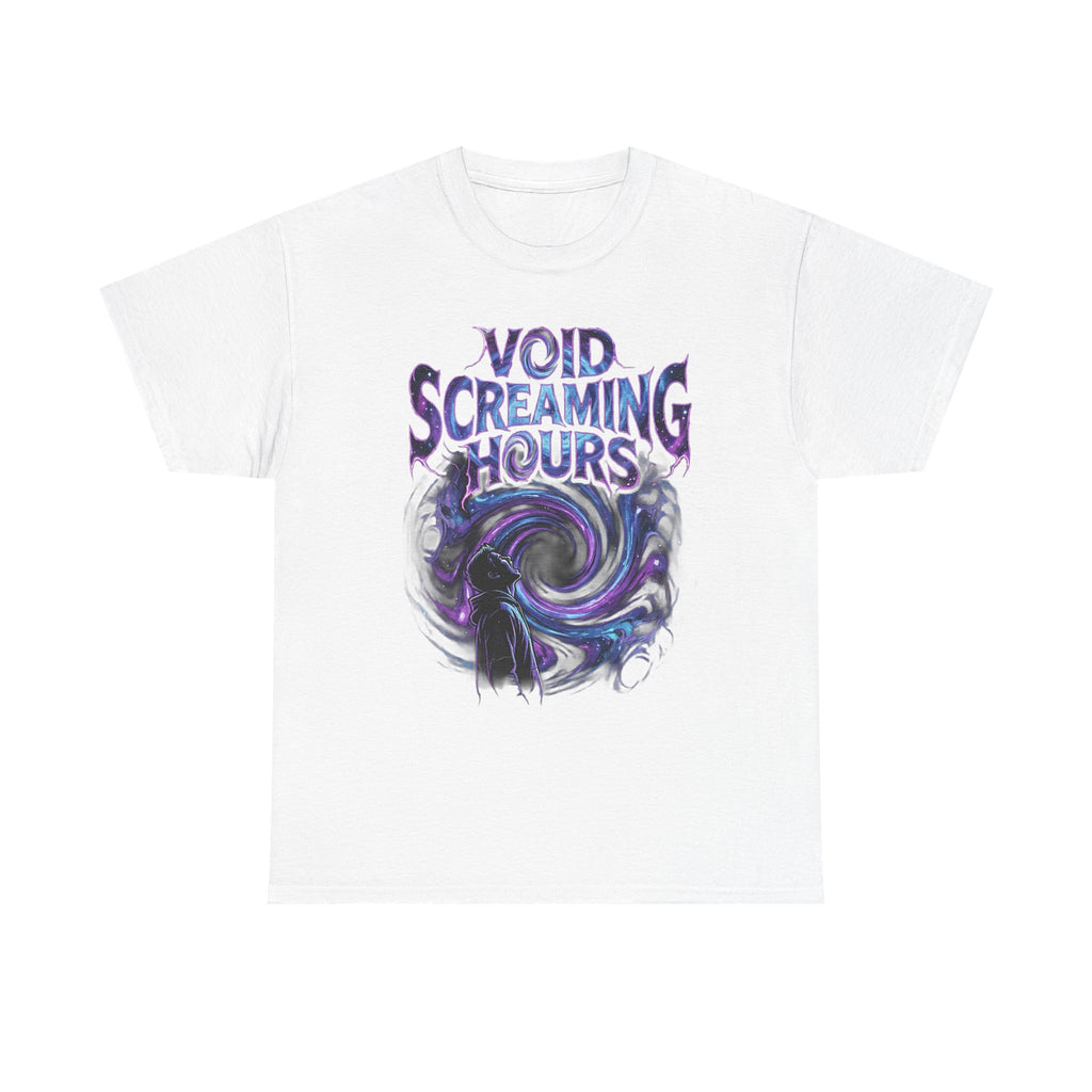 Void Screaming Hours Tee — Gothic Cosmic Horror T‑Shirt