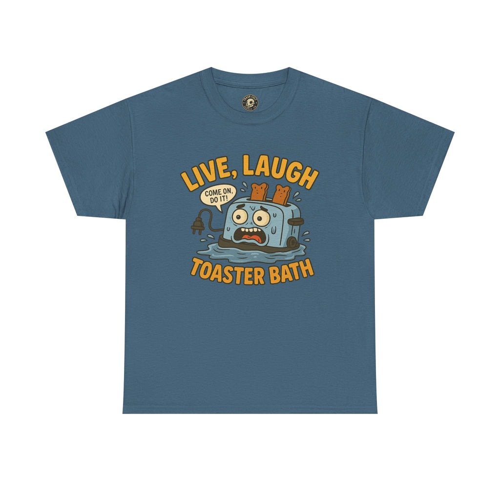 Funny Toaster Bath Tee, Humorous Unisex Shirt, Gift for Friends, Lightweight Cotton Tee, Birthday Party Outfit